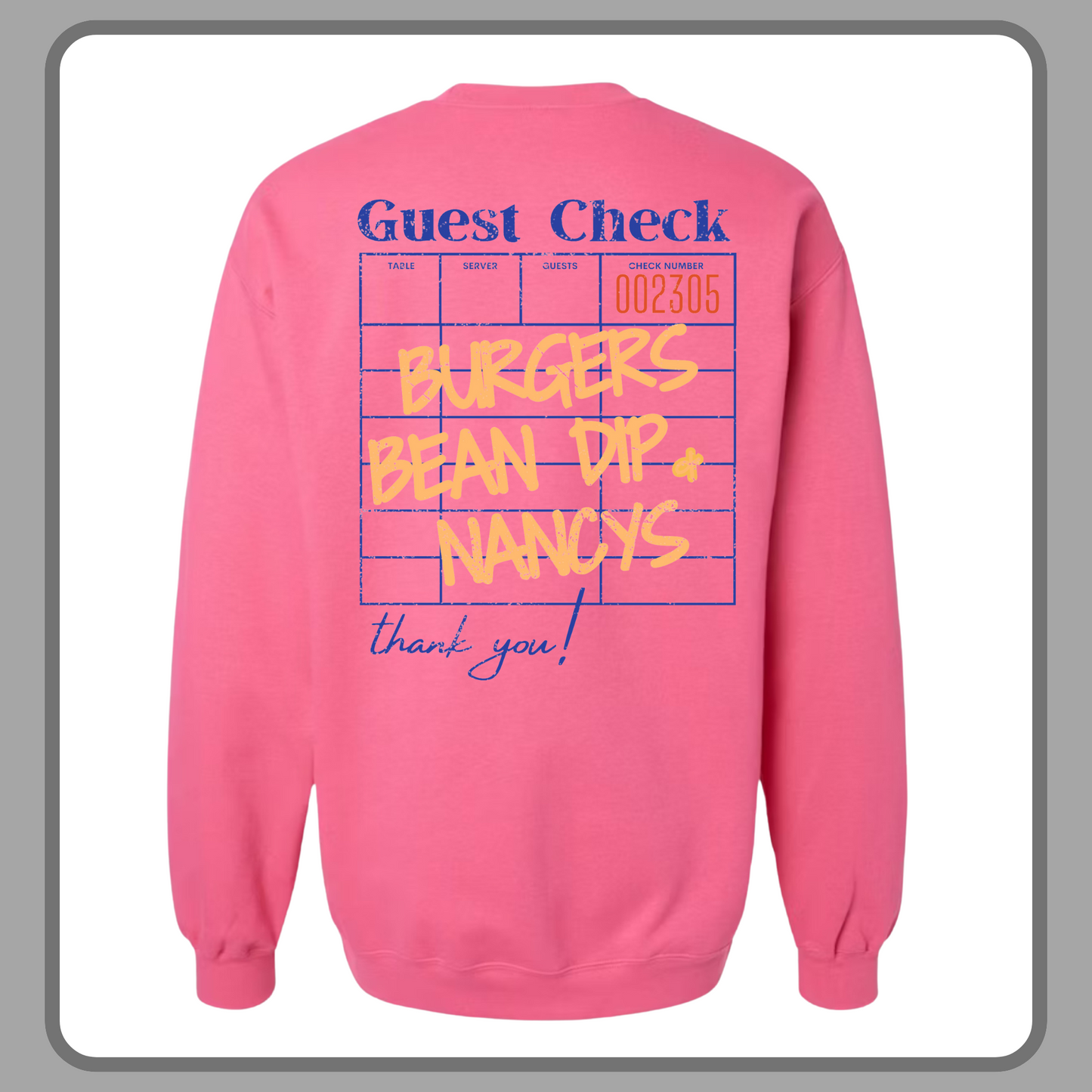 SEE YOU AT SO LONG PINK— ADULT CREW/HOODIE