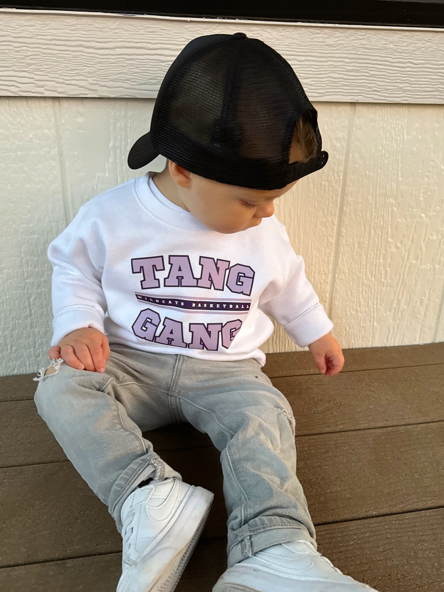 WHITE TANG GANG CREWNECK