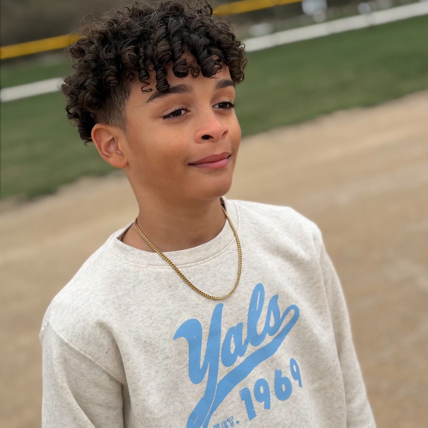 (READY TO SHIP) NATURAL YALS CREWNECK- TODDLER + YOUTH