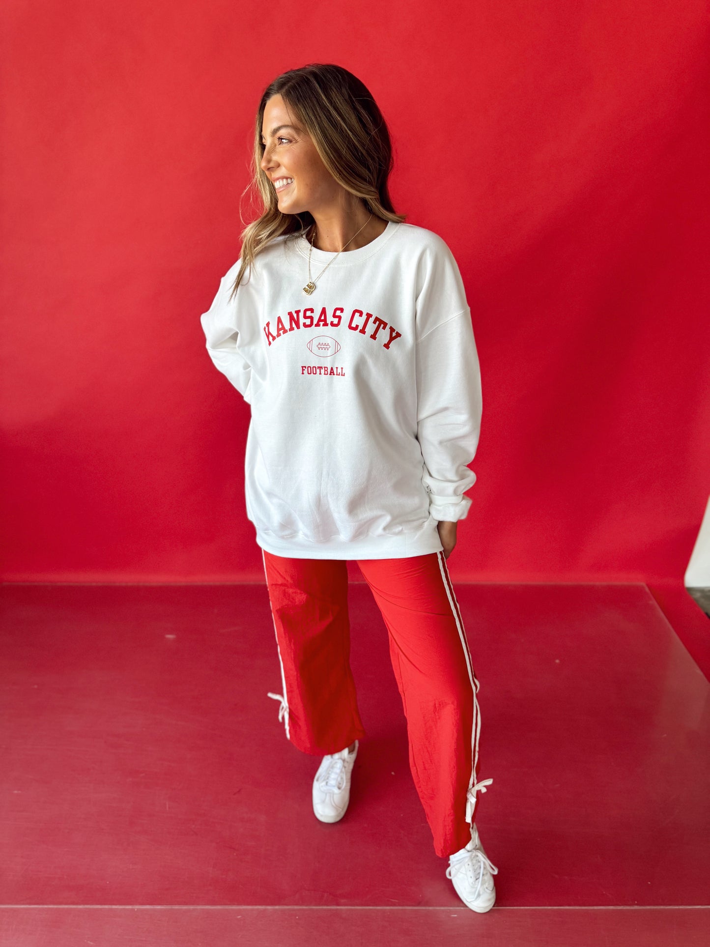 KANSAS CITY VARSITY —ADULT CREWNECK