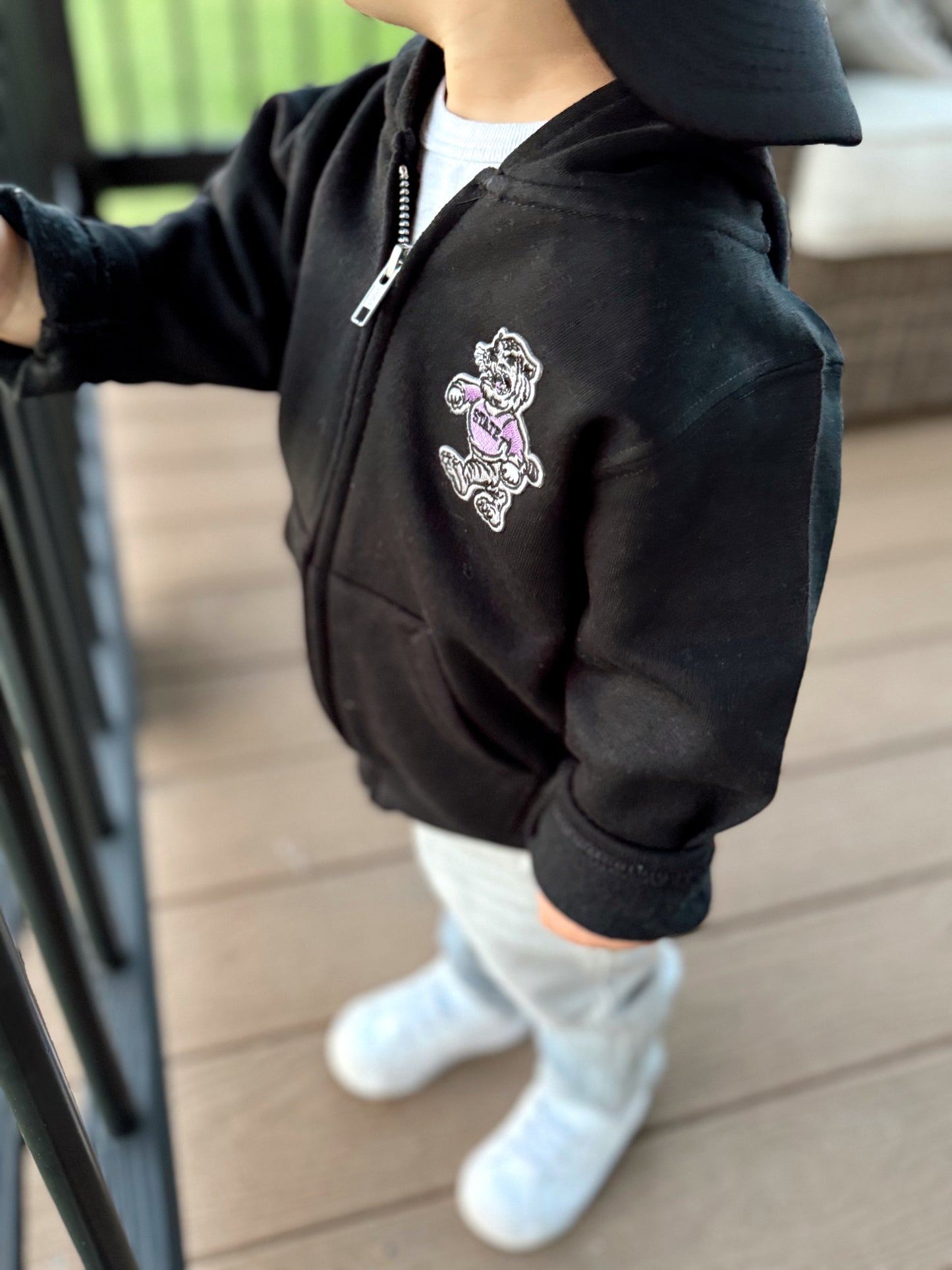 WILDCAT PATCH ZIP HOODIE