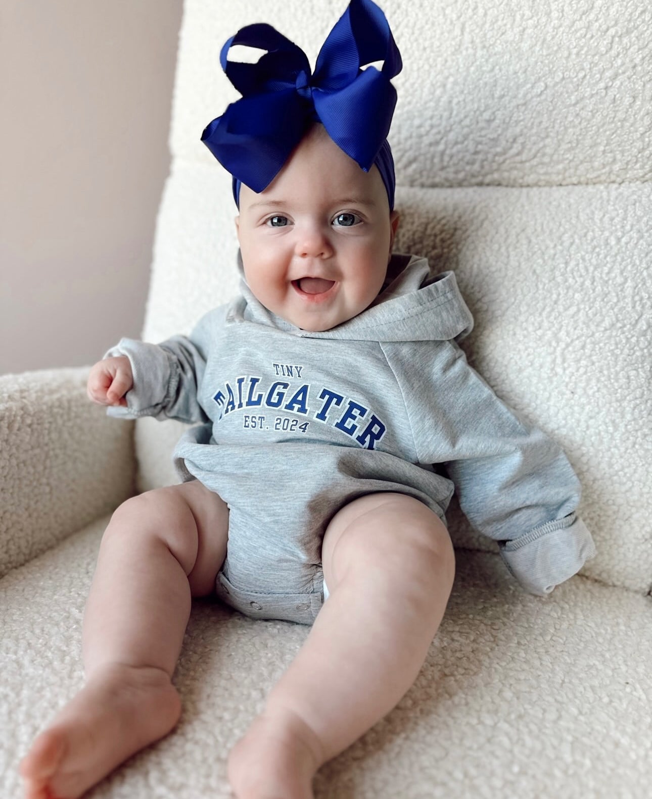 2025 TINY TAILGATER BUBBLE ROMPER