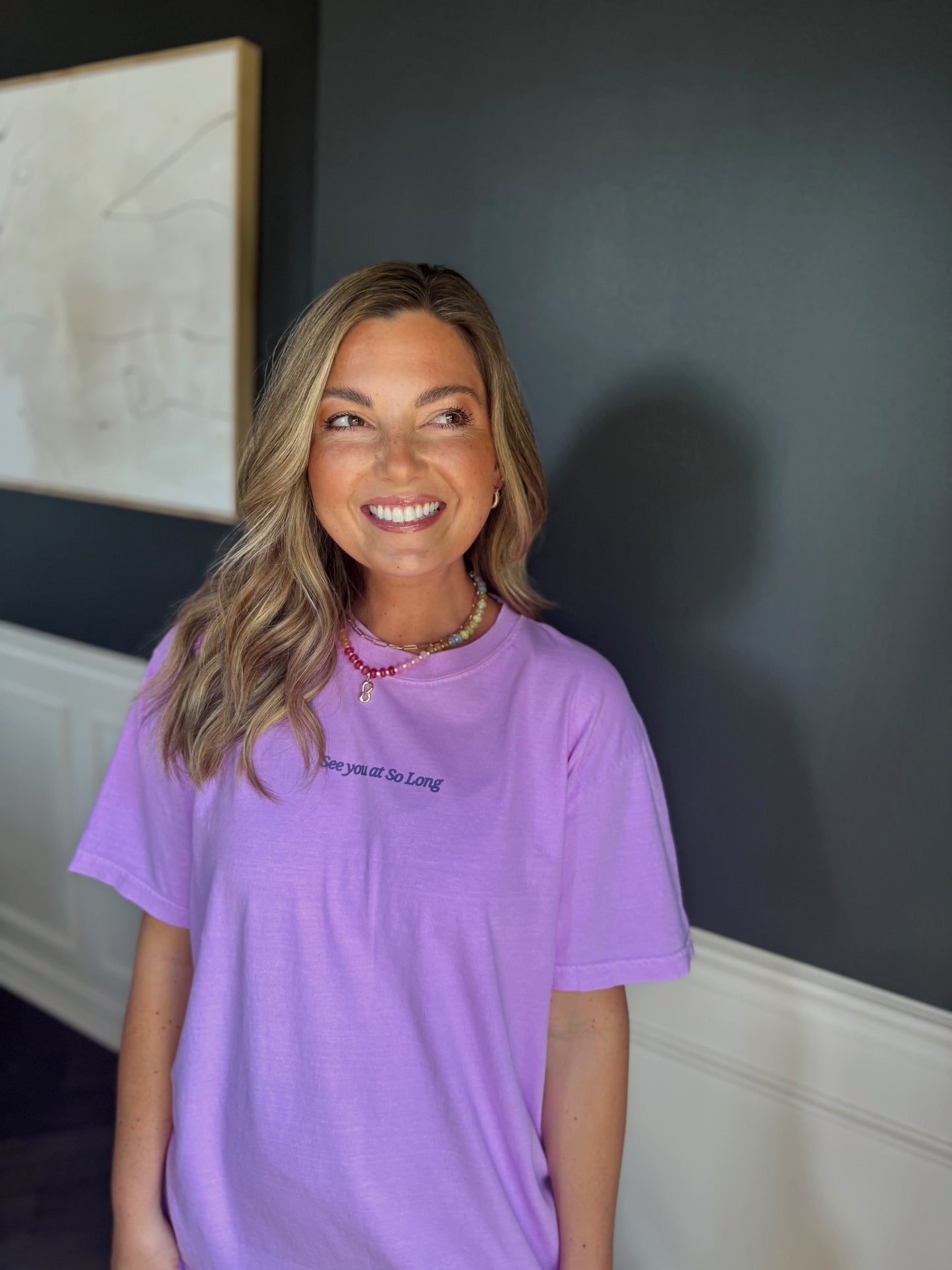 SEE YOU AT SO LONG PURPLE— ADULT TEE