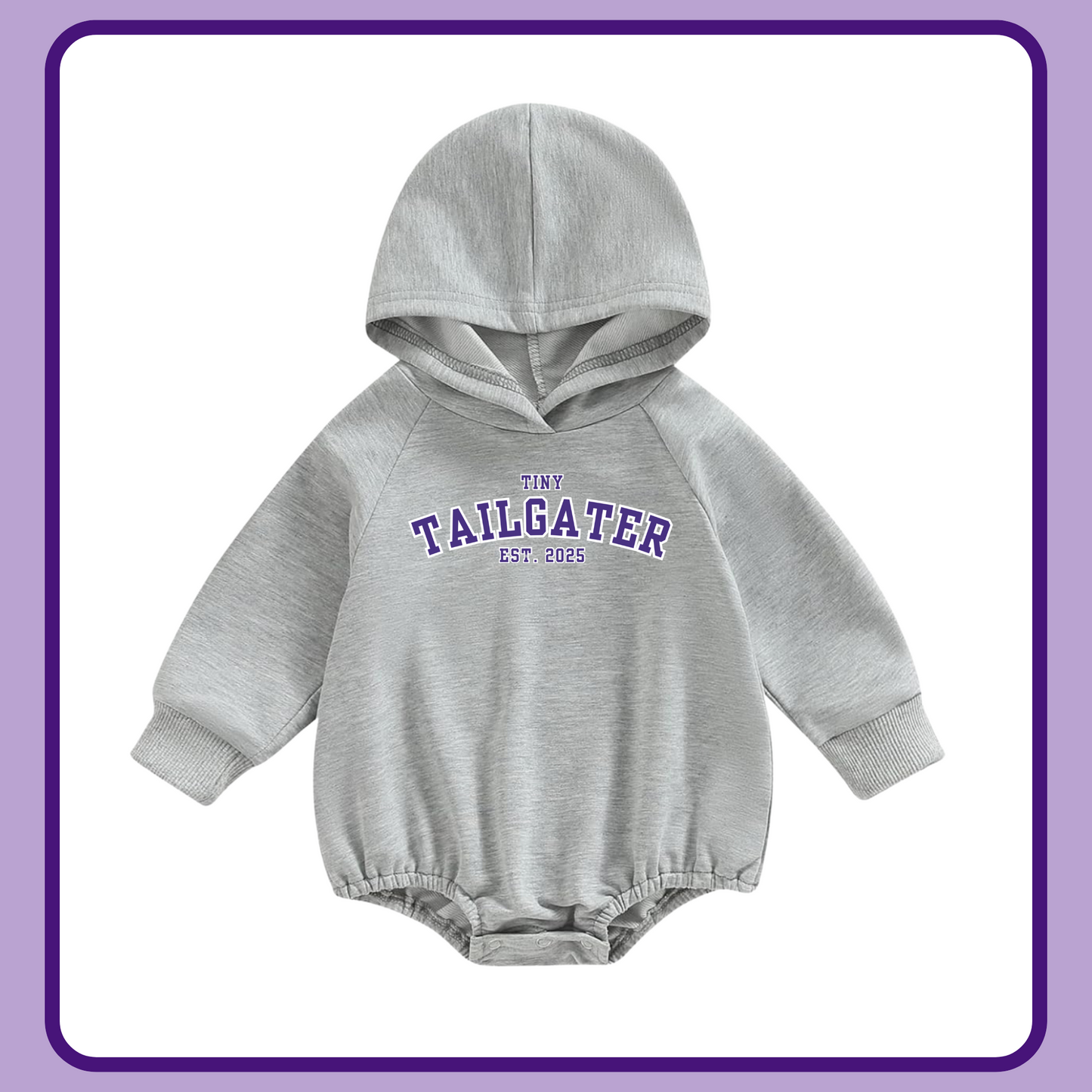 2025 TINY TAILGATER BUBBLE ROMPER