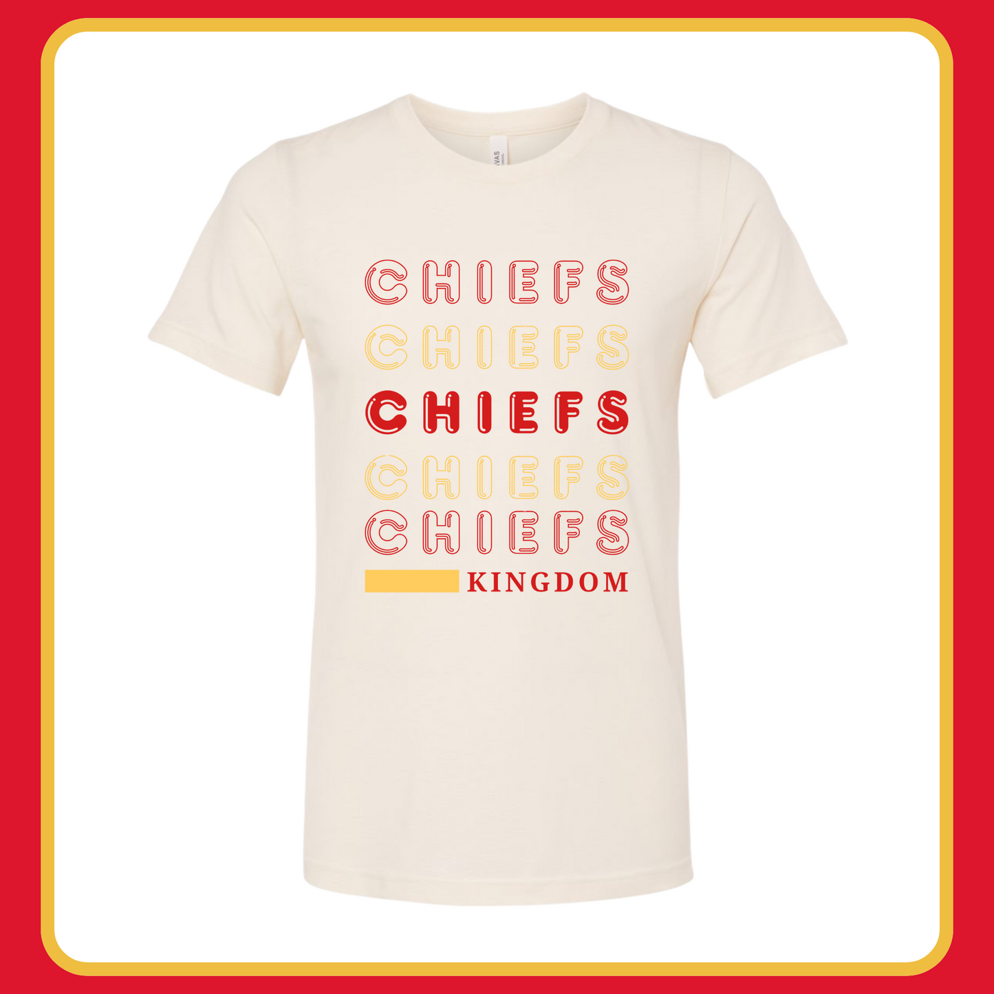 CHIEFS KINGDOM—ADULT TEE