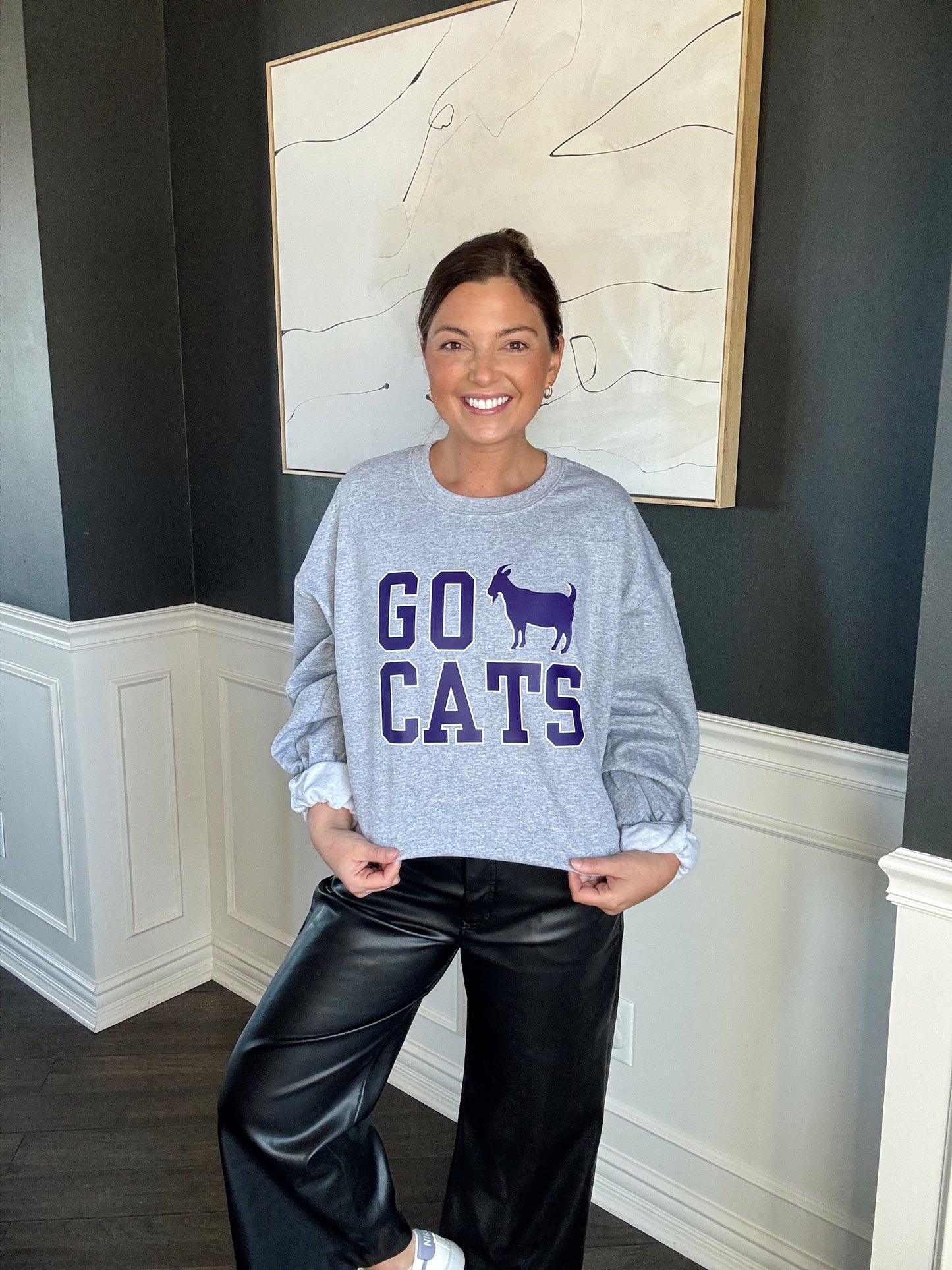 GO(AT) CATS— ADULT CREWNECK