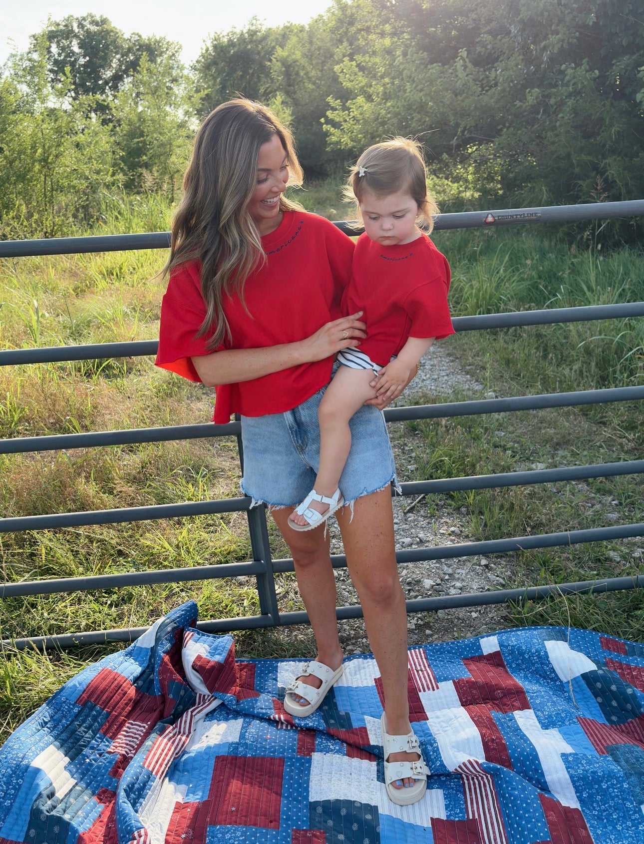 AMERICANA CROP FLEECE—INFANT/ TODDLER/ YOUTH