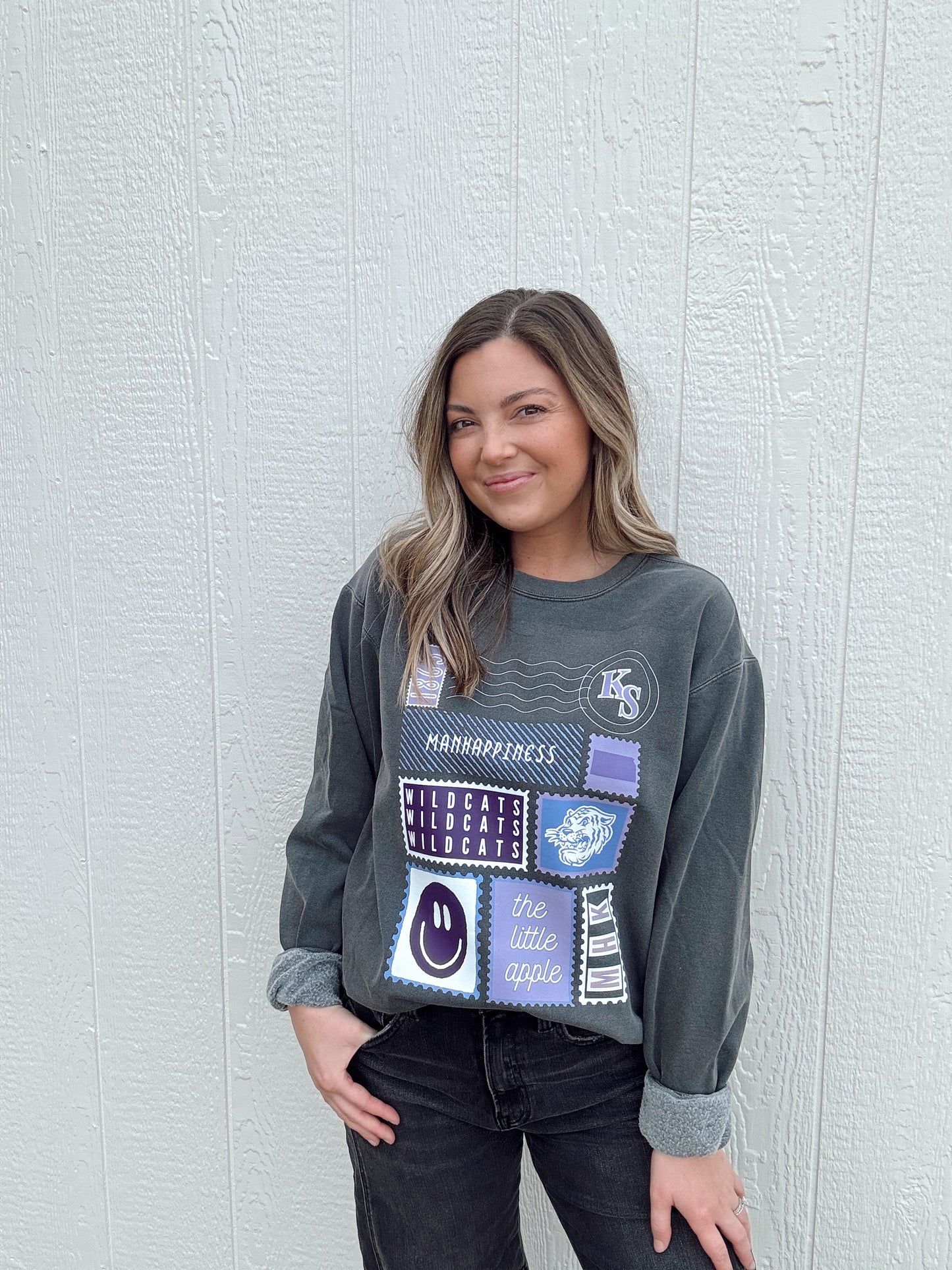 KSU STAMPS— ADULT CREWNECK