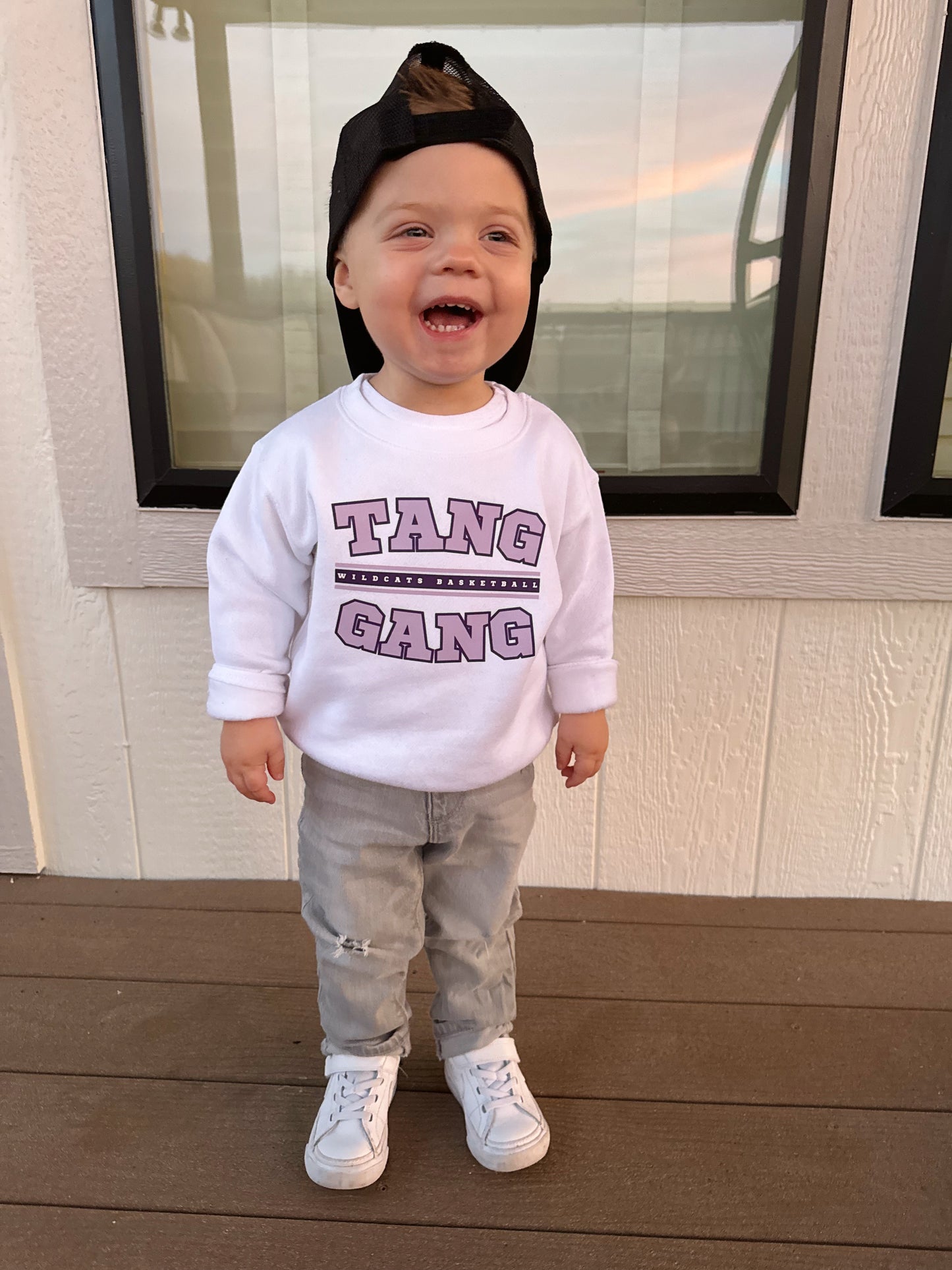 WHITE TANG GANG CREWNECK