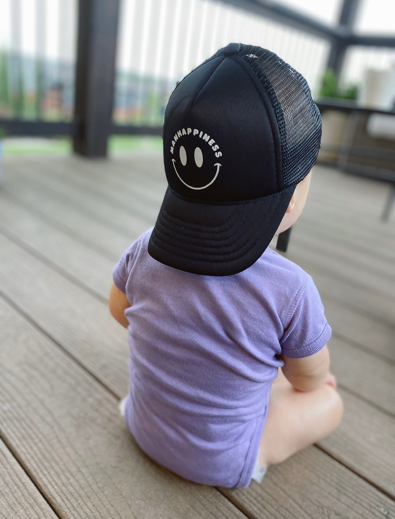 MANHAPPINESS TRUCKER HAT