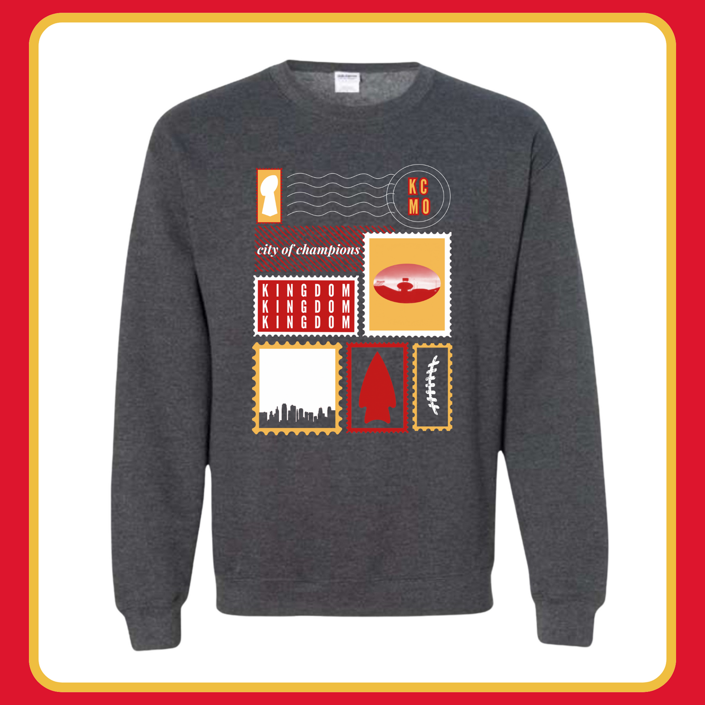 KC STAMPS — ADULT CREWNECK