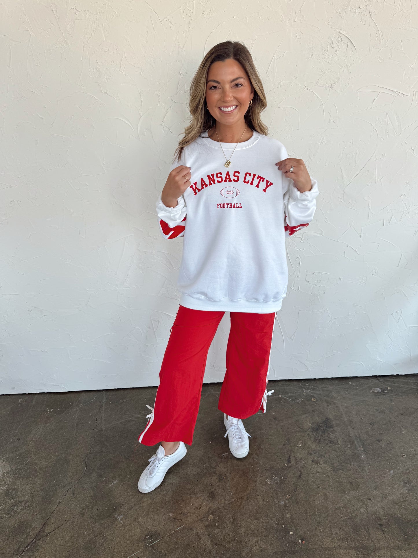 KANSAS CITY VARSITY —ADULT CREWNECK