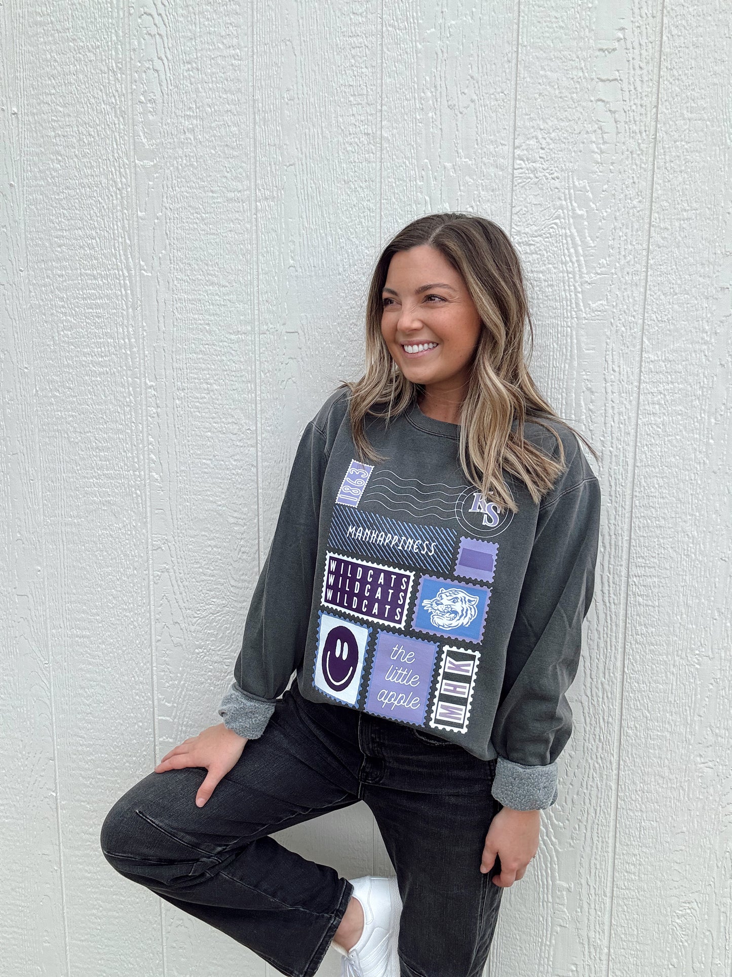 KSU STAMPS— ADULT CREWNECK