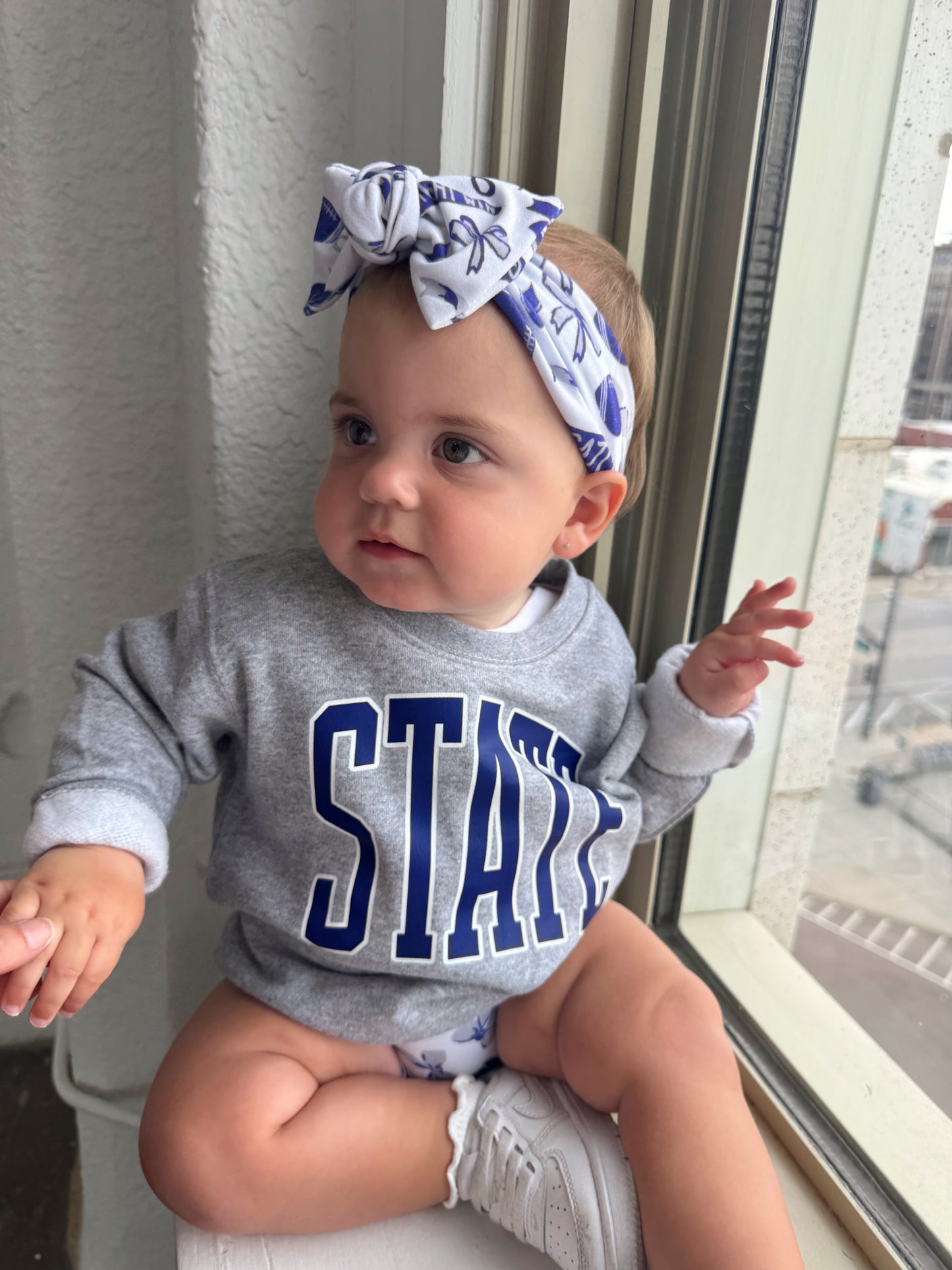 STATE— INFANT FLEECE JUMPSUIT + TODDLER/YOUTH CREWNECK