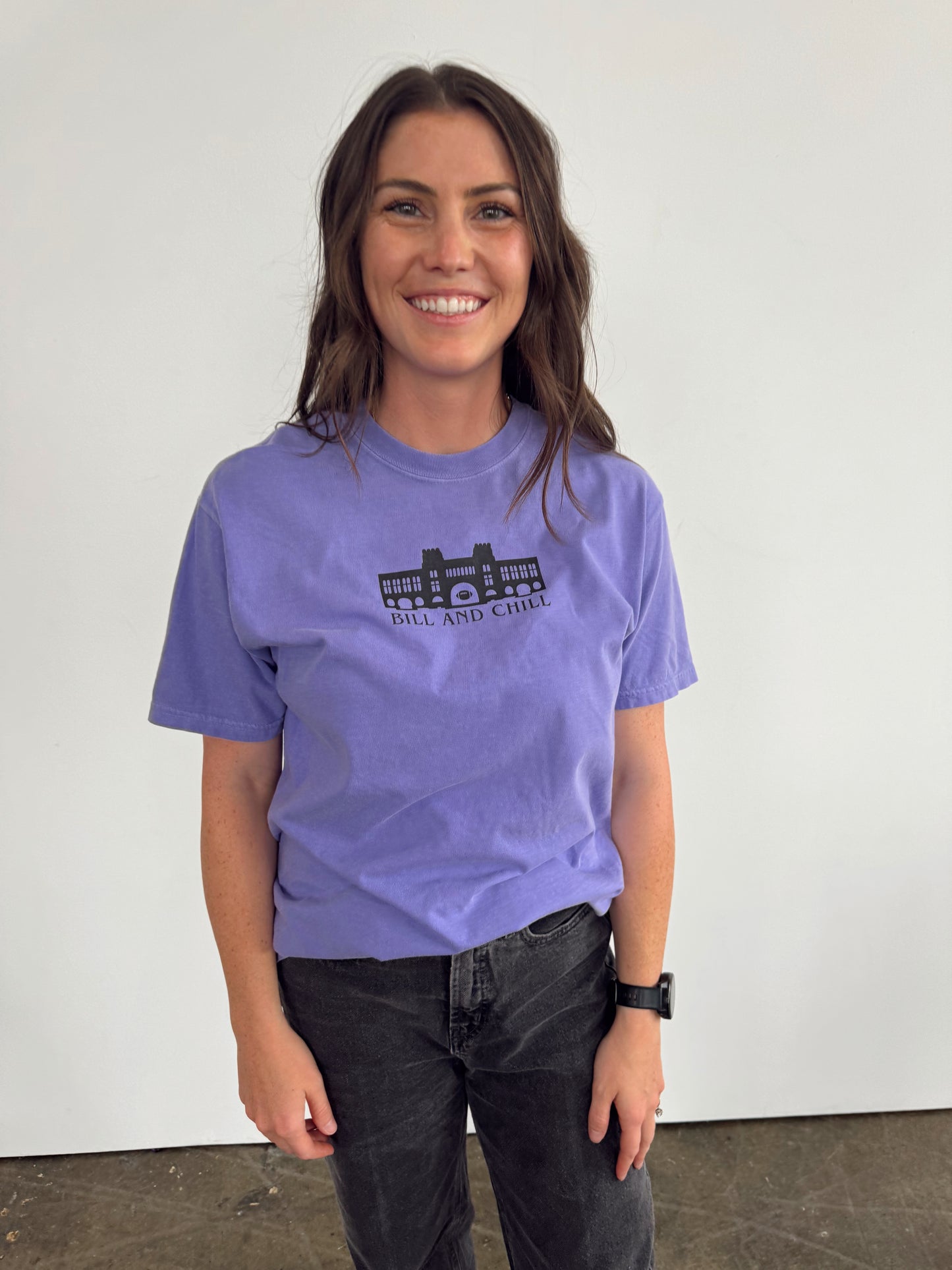 LAVENDER BILL & CHILL — ADULT TEE