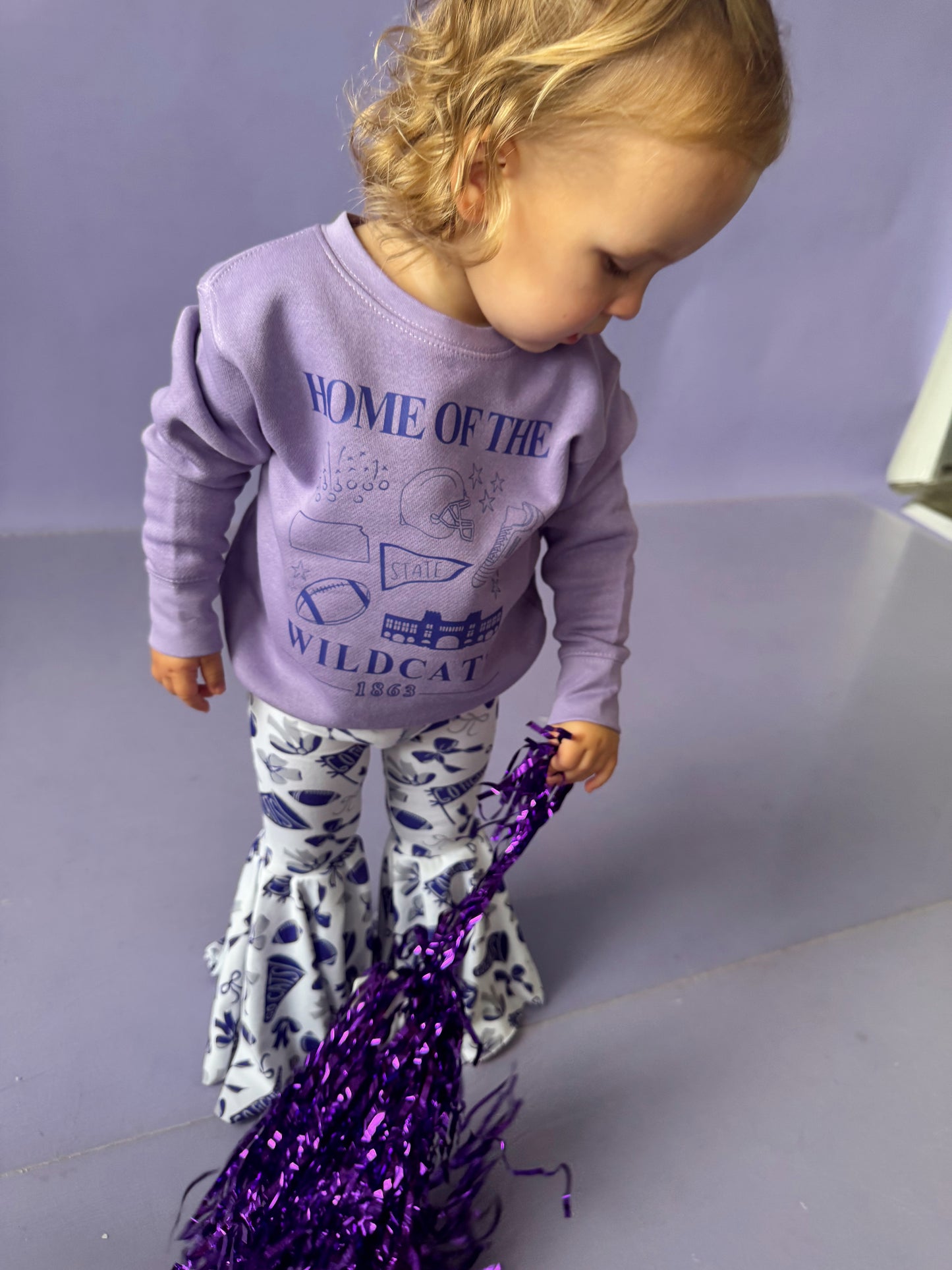 HOME OF THE WILDCATS— TODDLER CREWNECK