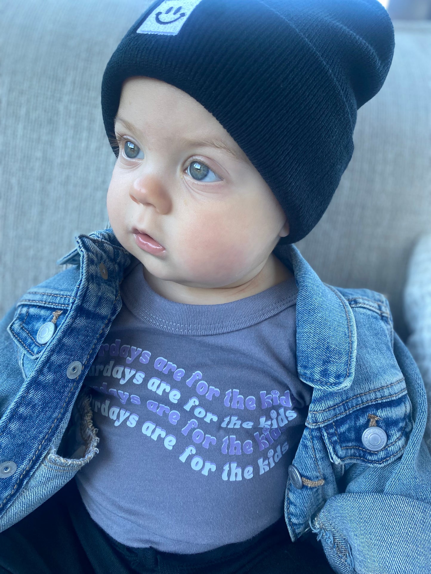 CATURDAYS ARE FOR THE KIDS ONESIE/TEE