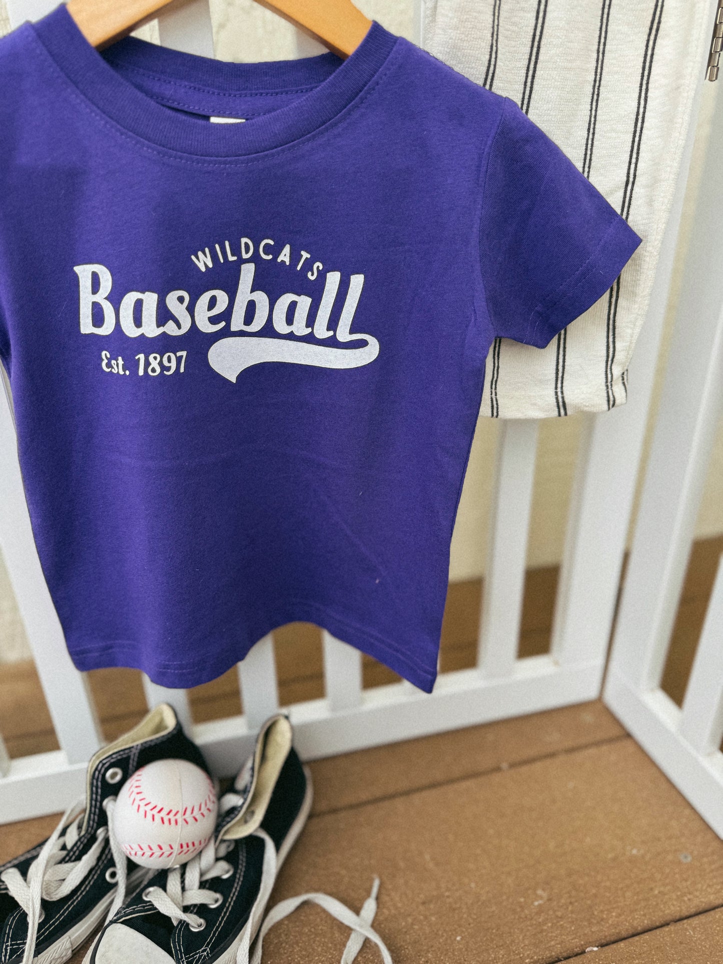 WILDCATS BASEBALL JERSEY TEE— ADULT