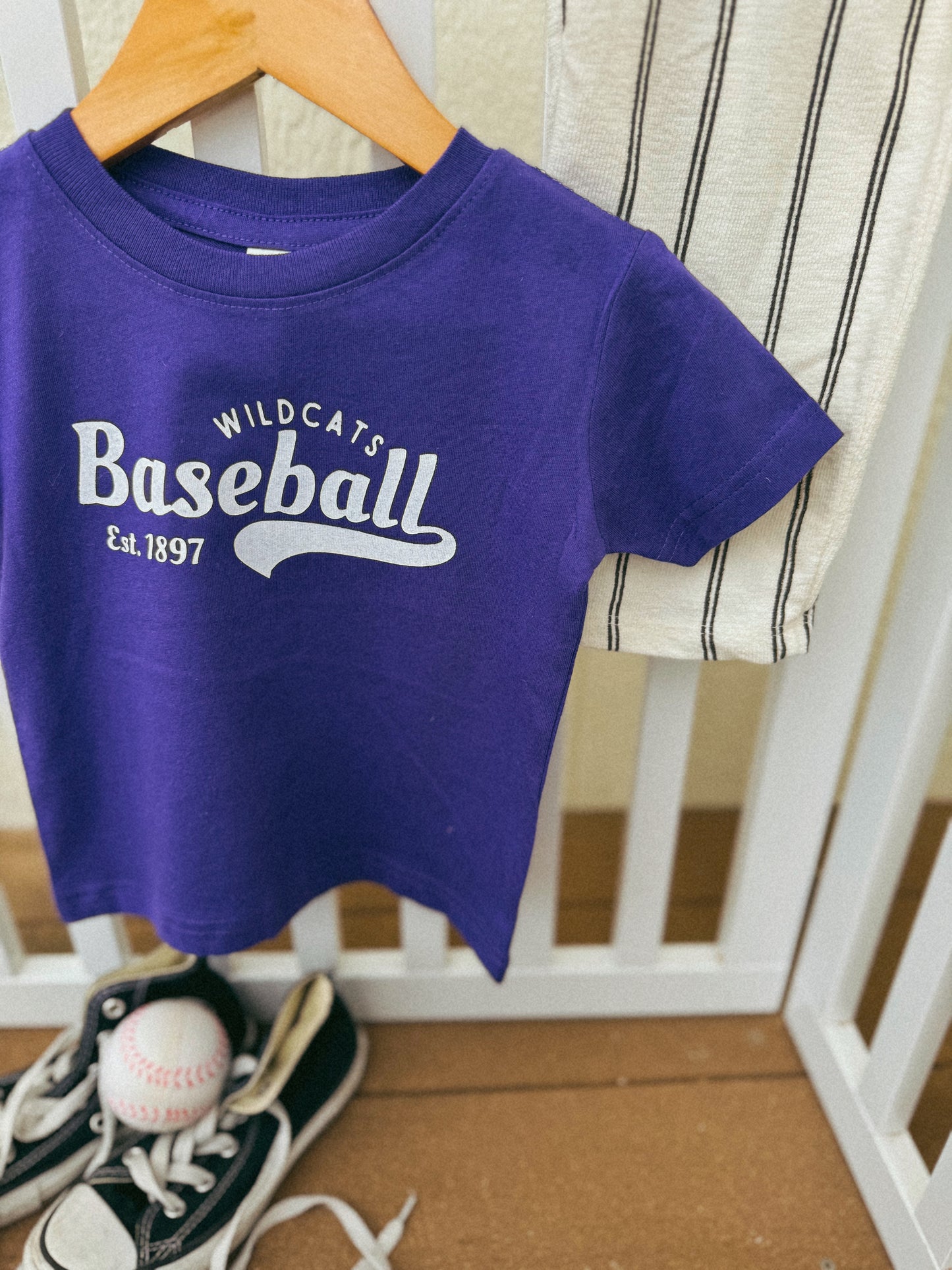 WILDCATS BASEBALL JERSEY ONESIE/TEE