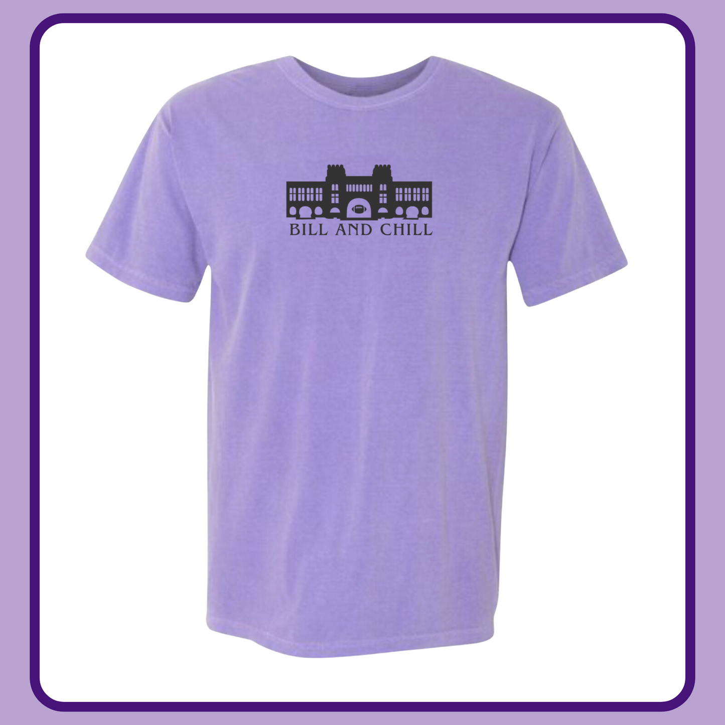LAVENDER BILL & CHILL — ADULT TEE