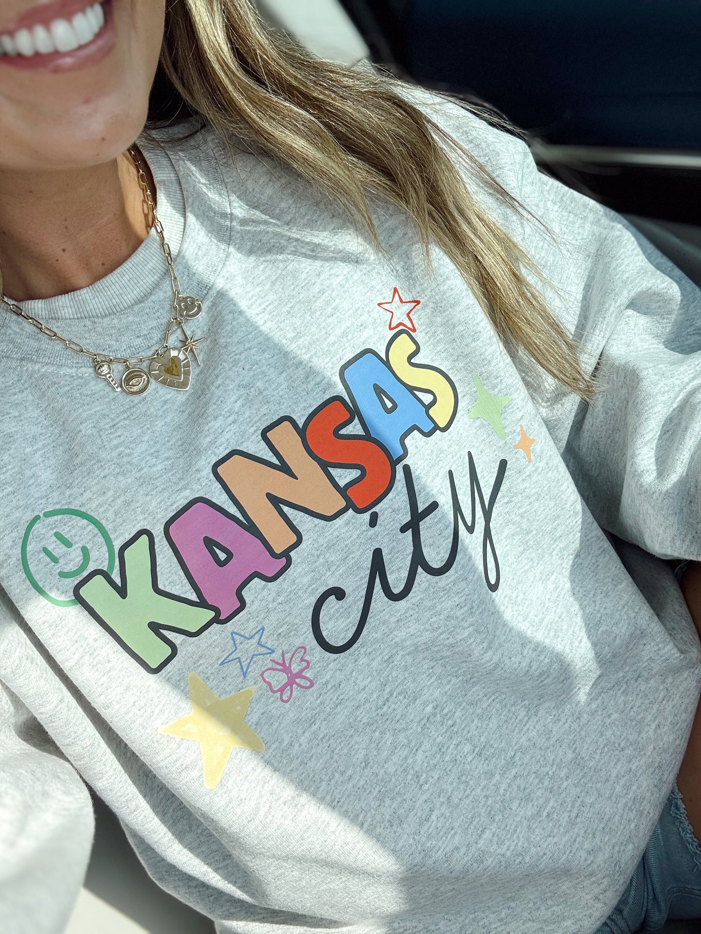 (READY TO SHIP) KANSAS CITY DOODLE CREWNECK- YOUTH + ADULT