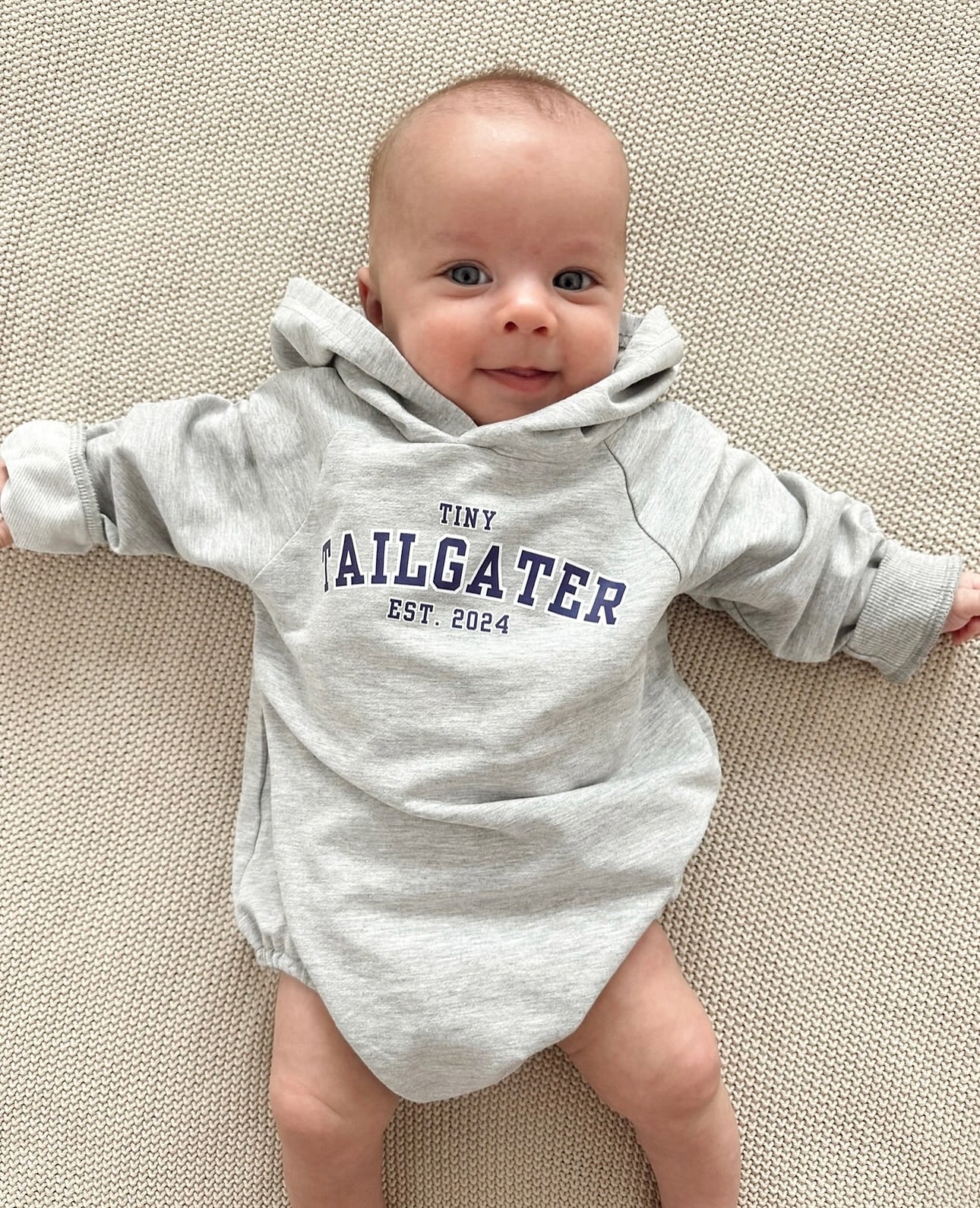 2025 TINY TAILGATER BUBBLE ROMPER