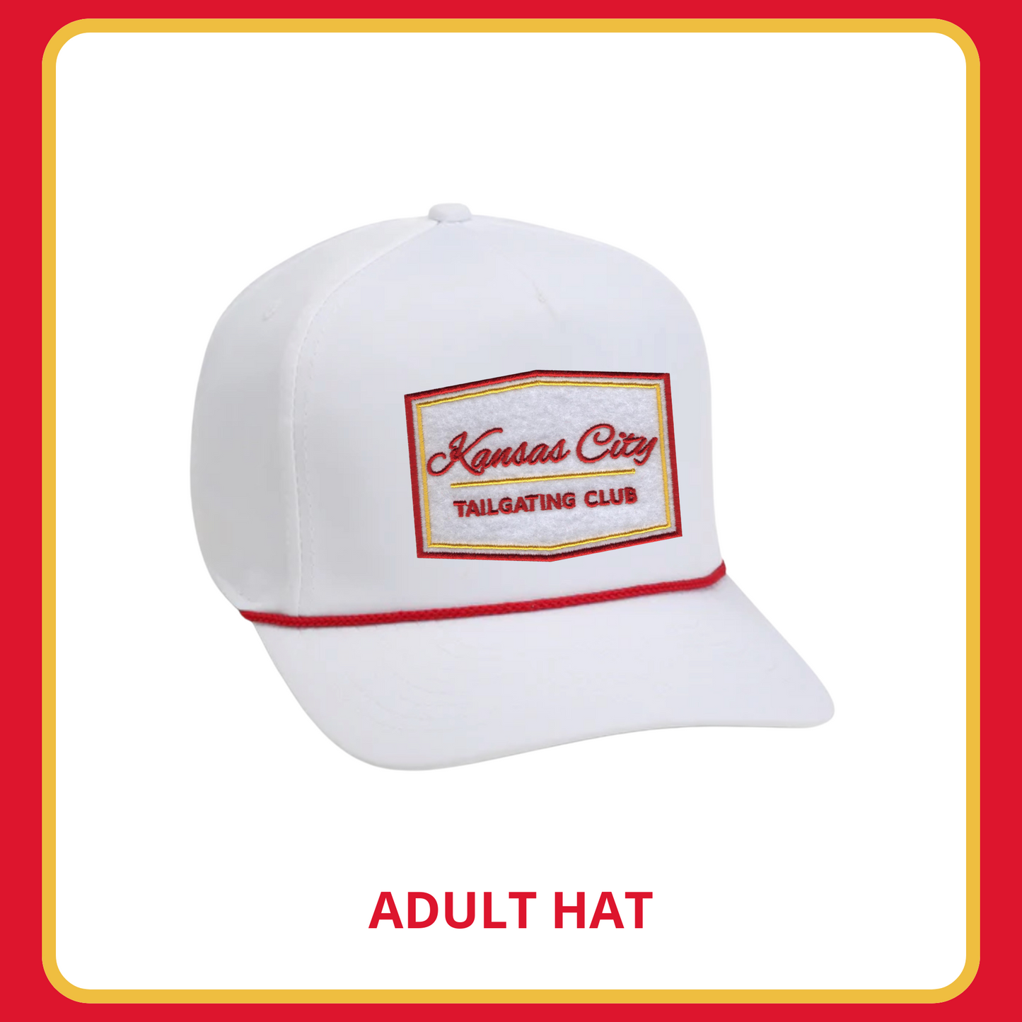 KANSAS CITY TAILGATING CLUB — ADULT ROPE HAT