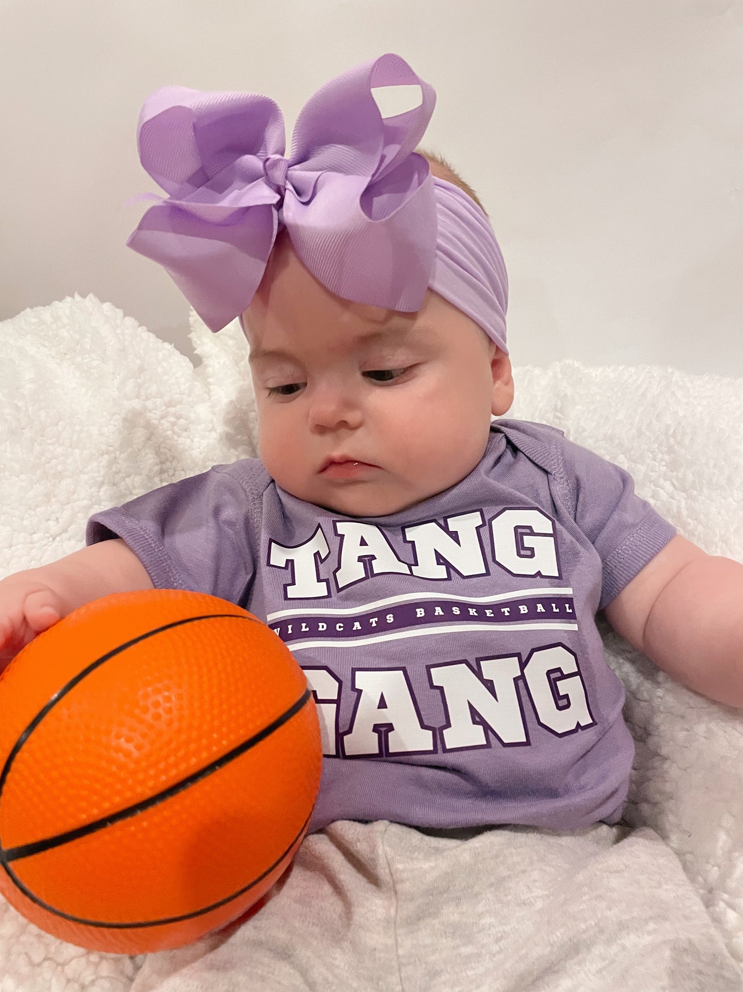 TANG GANG LAVENDER ONESIE/TEE
