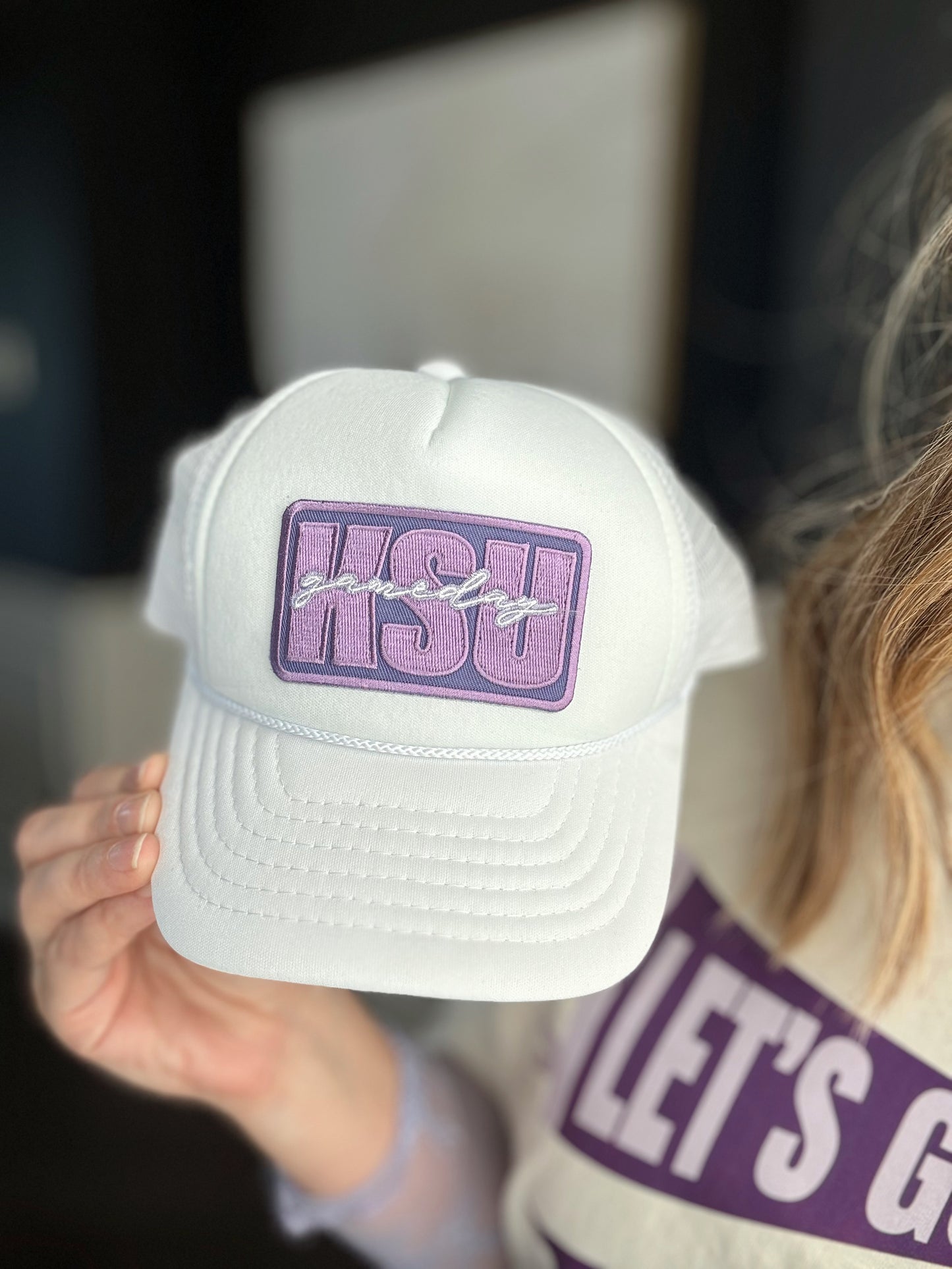 KSU GAMEDAY PATCH TRUCKER HAT