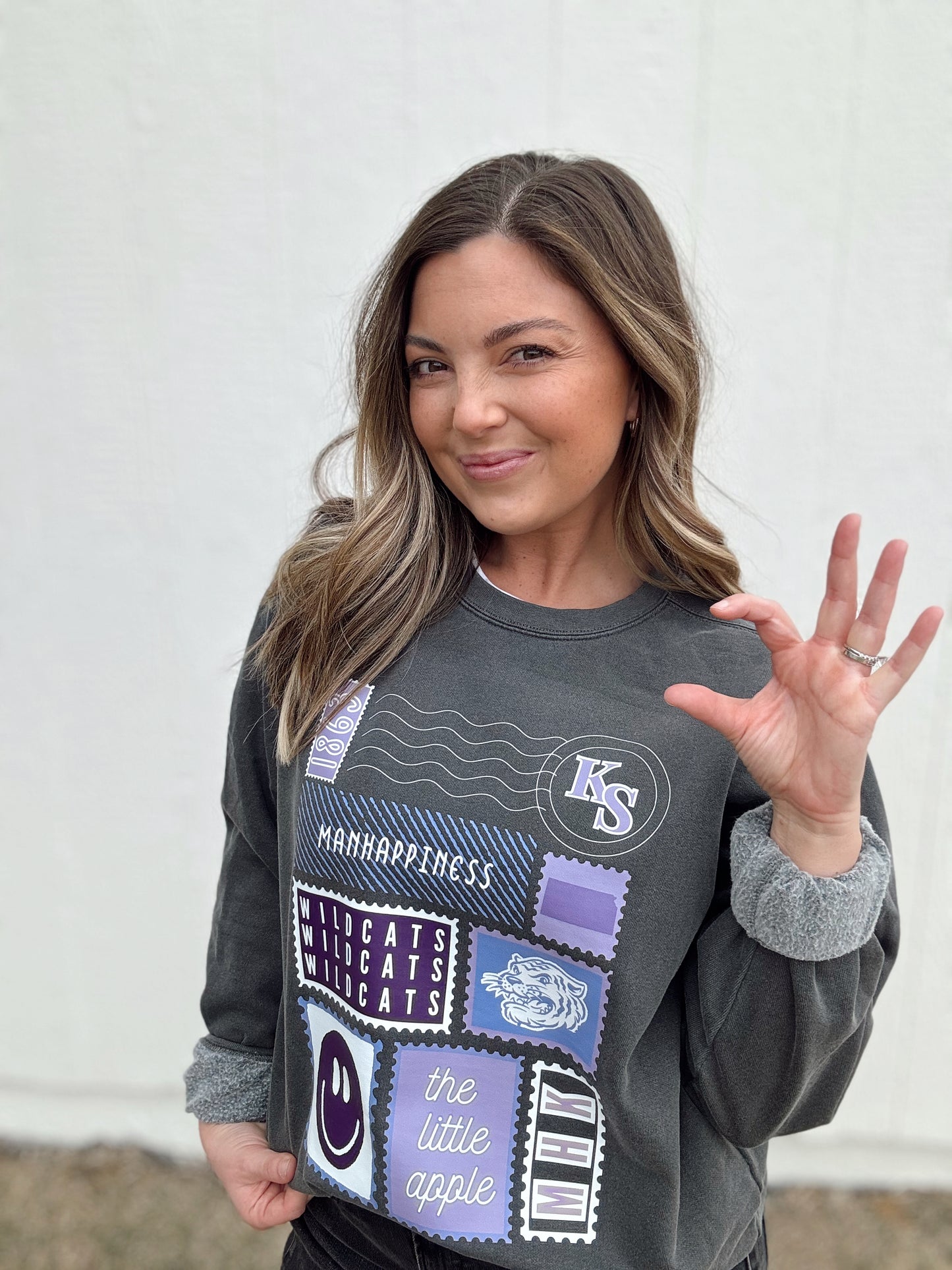 KSU STAMPS— ADULT CREWNECK