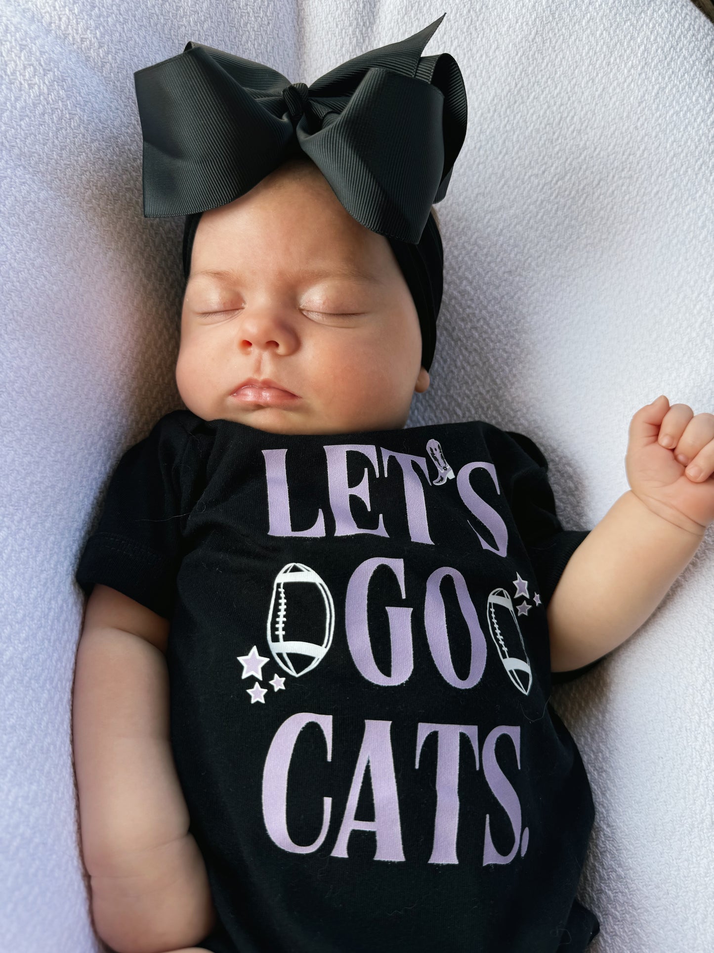 LET’S GO CATS ONESIE/TEE