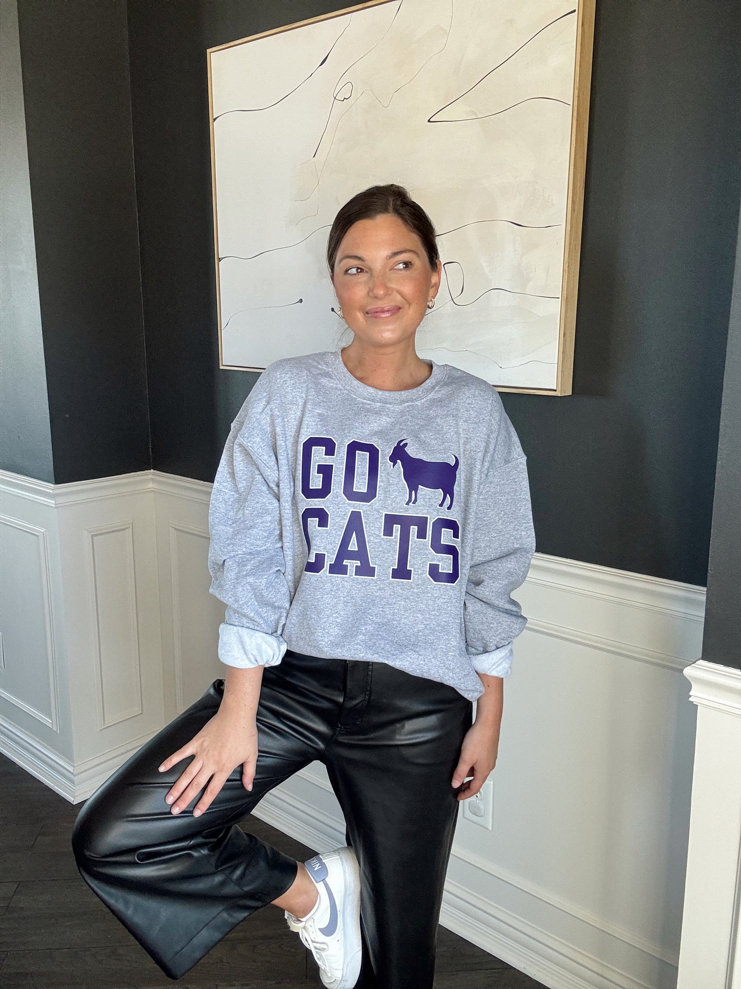 GO(AT) CATS— ADULT CREWNECK