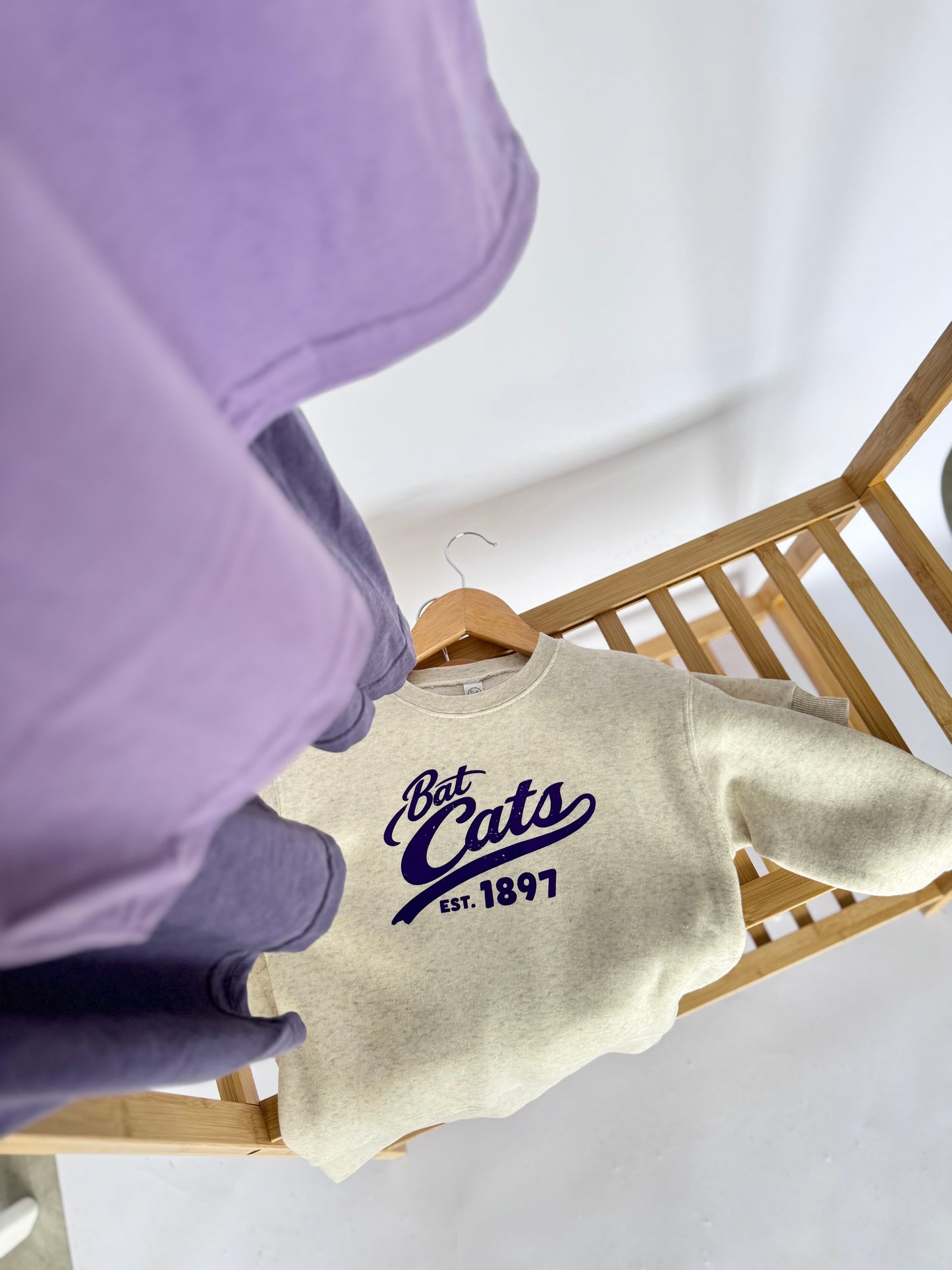 NEUTRAL BAT CATS- ADULT CREWNECK