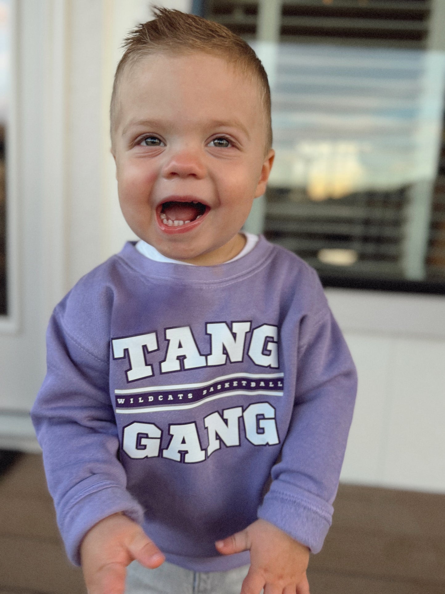 TANG GANG LAVENDER CREWNECK