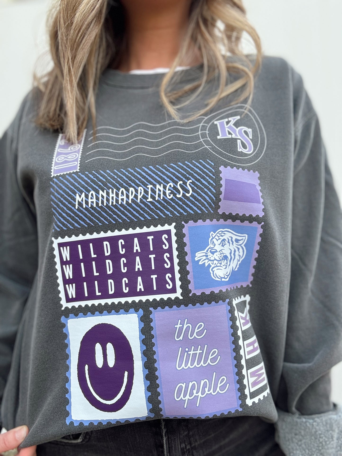 KSU STAMPS— ADULT CREWNECK