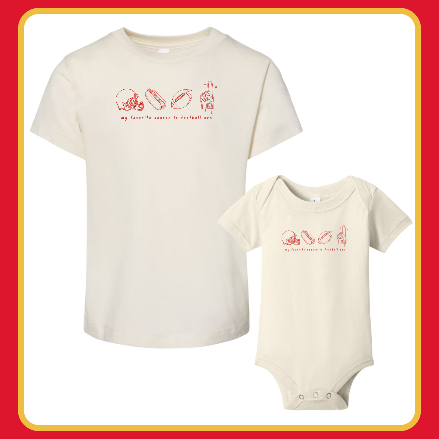 KC FAVORITE SEASON—INFANT ONESIE + TODDLER/YOUTH TEE