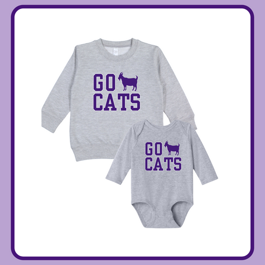 GO(AT) CATS ONESIE/TEE