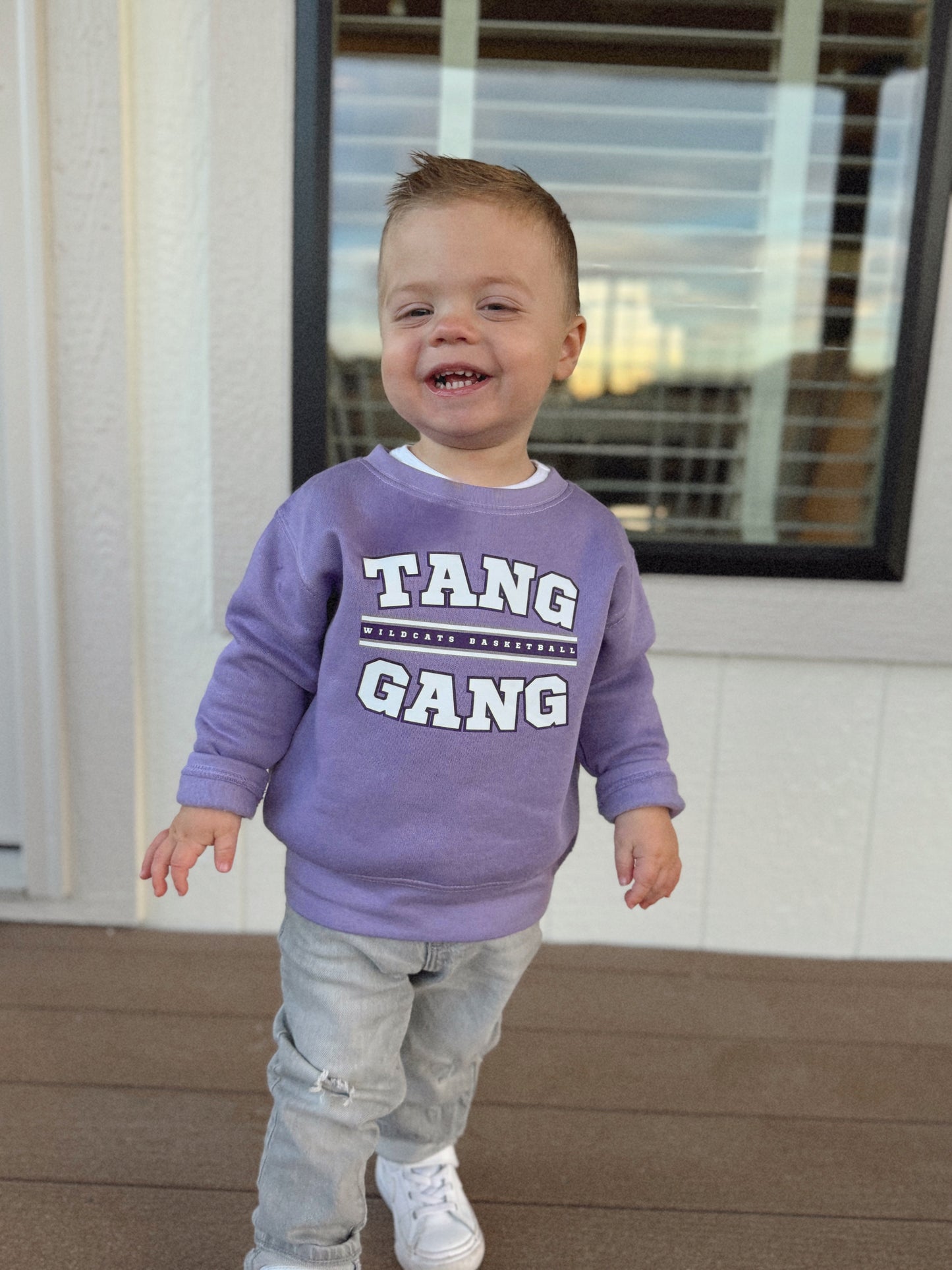 TANG GANG LAVENDER CREWNECK