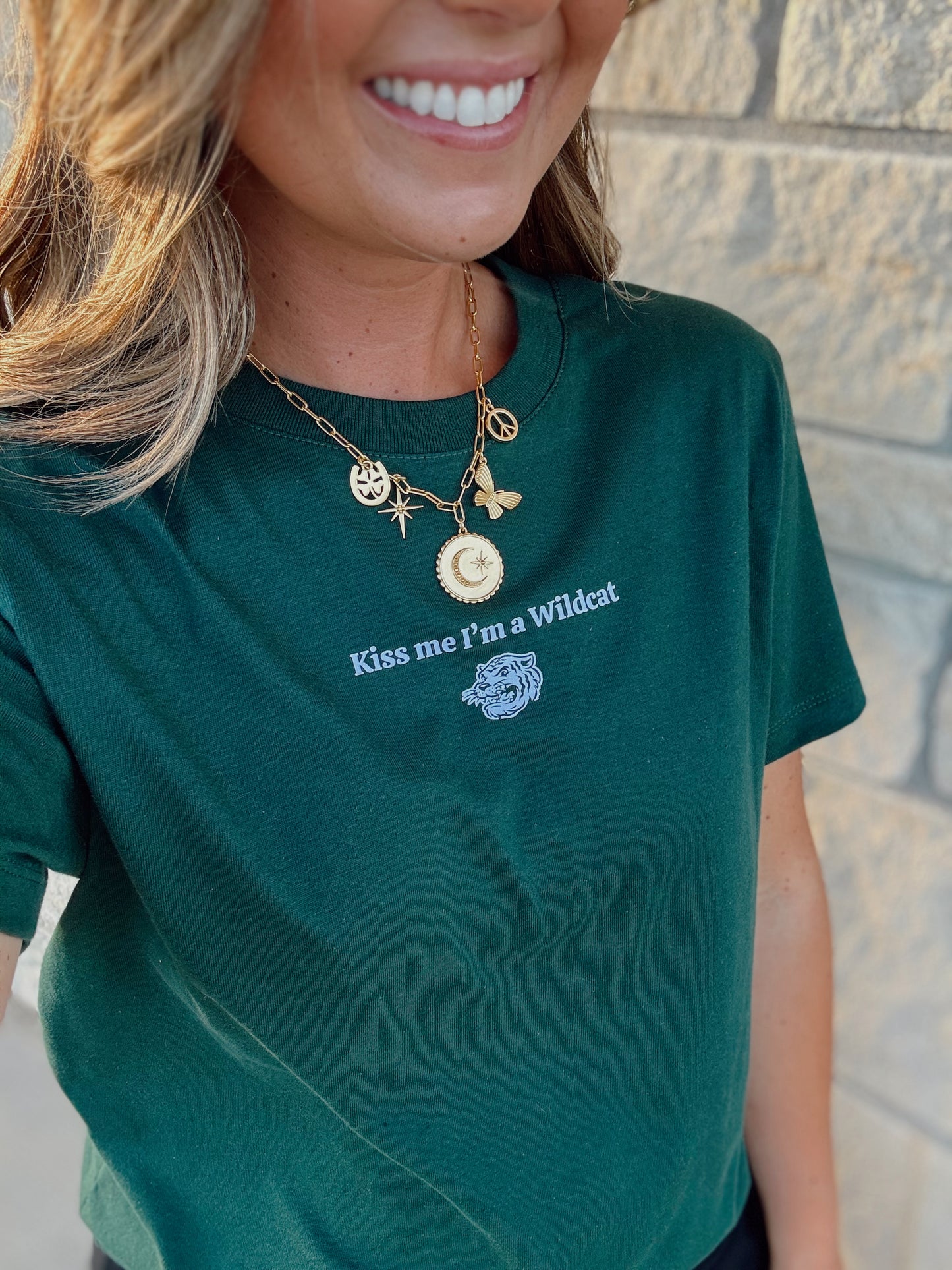 KISS ME I’M A WILDCAT— ADULT TEE