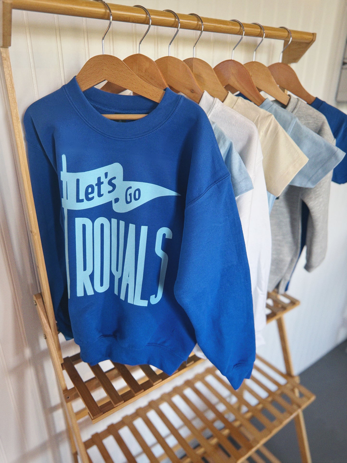 LET’S GO ROYALS— ADULT CREWNECK