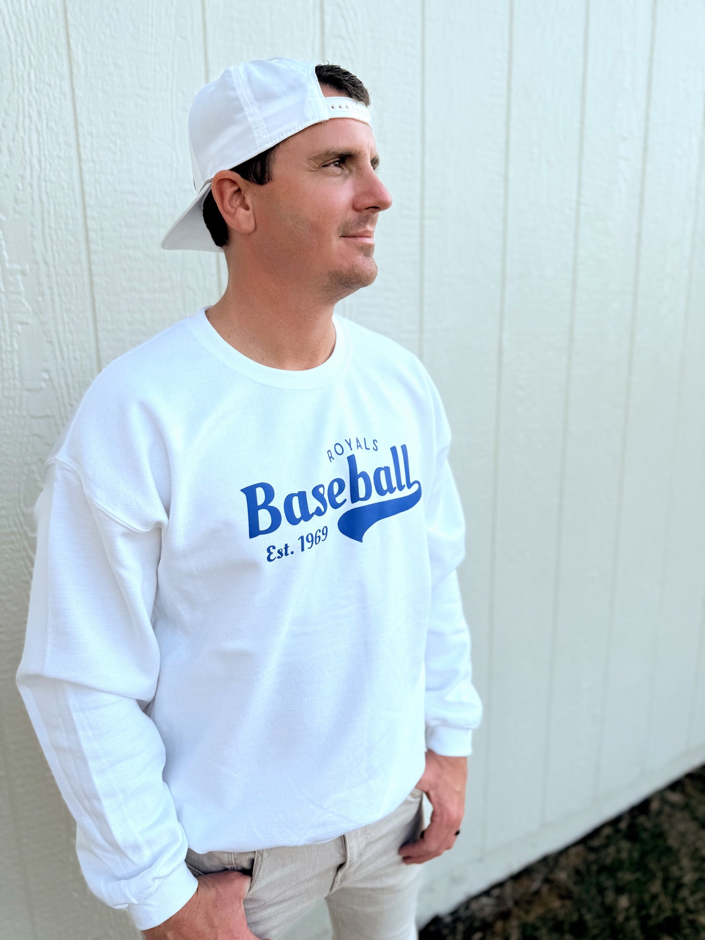 ROYALS BASEBALL JERSEY CREW— ADULT