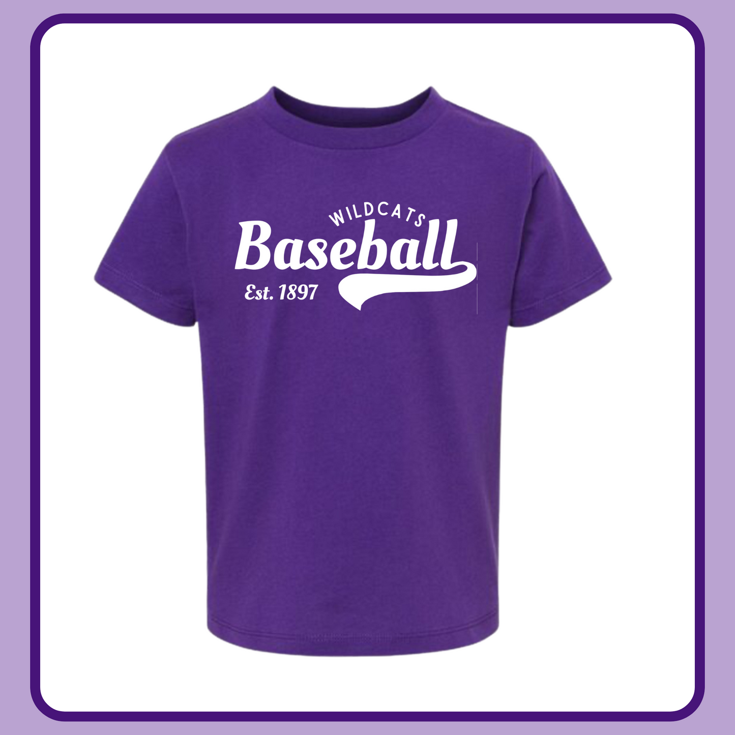 WILDCATS BASEBALL JERSEY TEE— ADULT