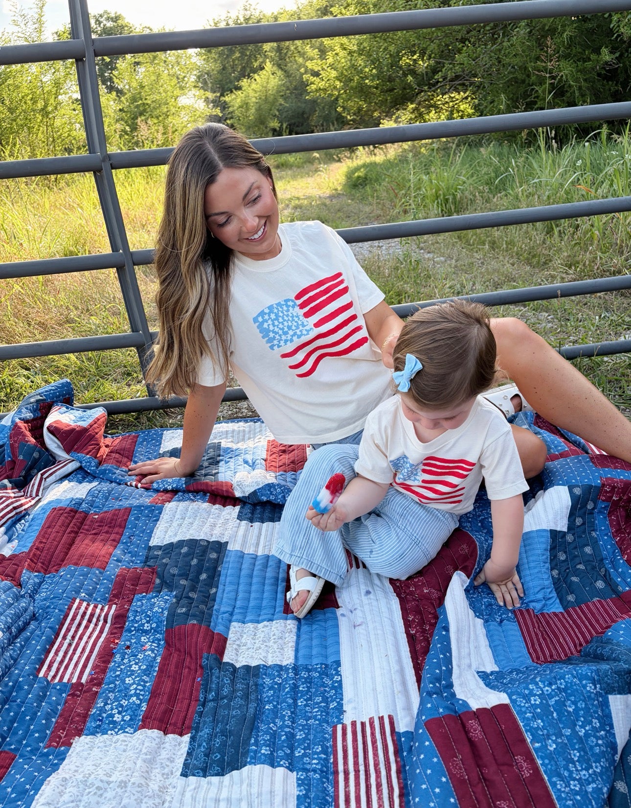 WHIMSY FLAG- INFANT ONESIE + TODDLER/YOUTH TEE