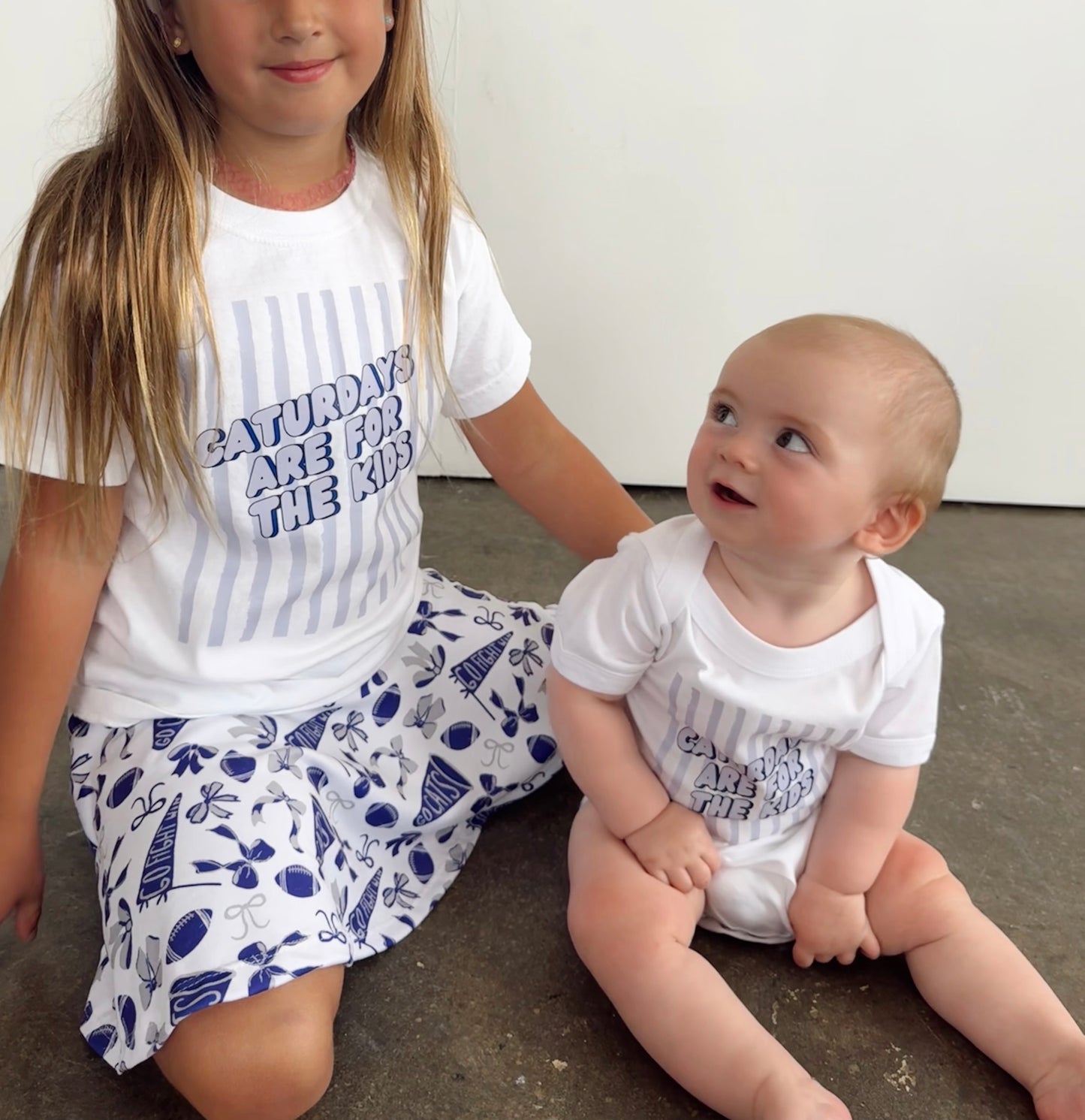 STRIPED CATURDAYS ARE FOR THE KIDS— INFANT ONESIE + TODDLER/YOUTH TEE