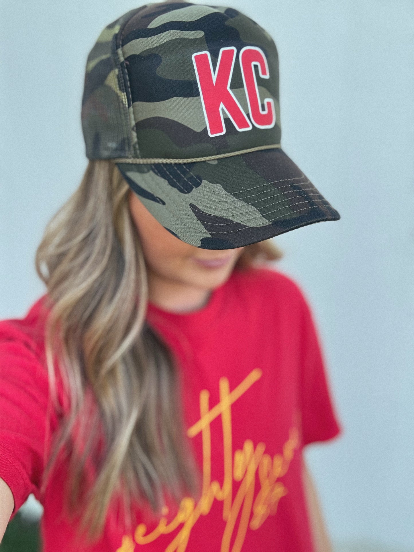 KC Camo—Adult Trucker Hat