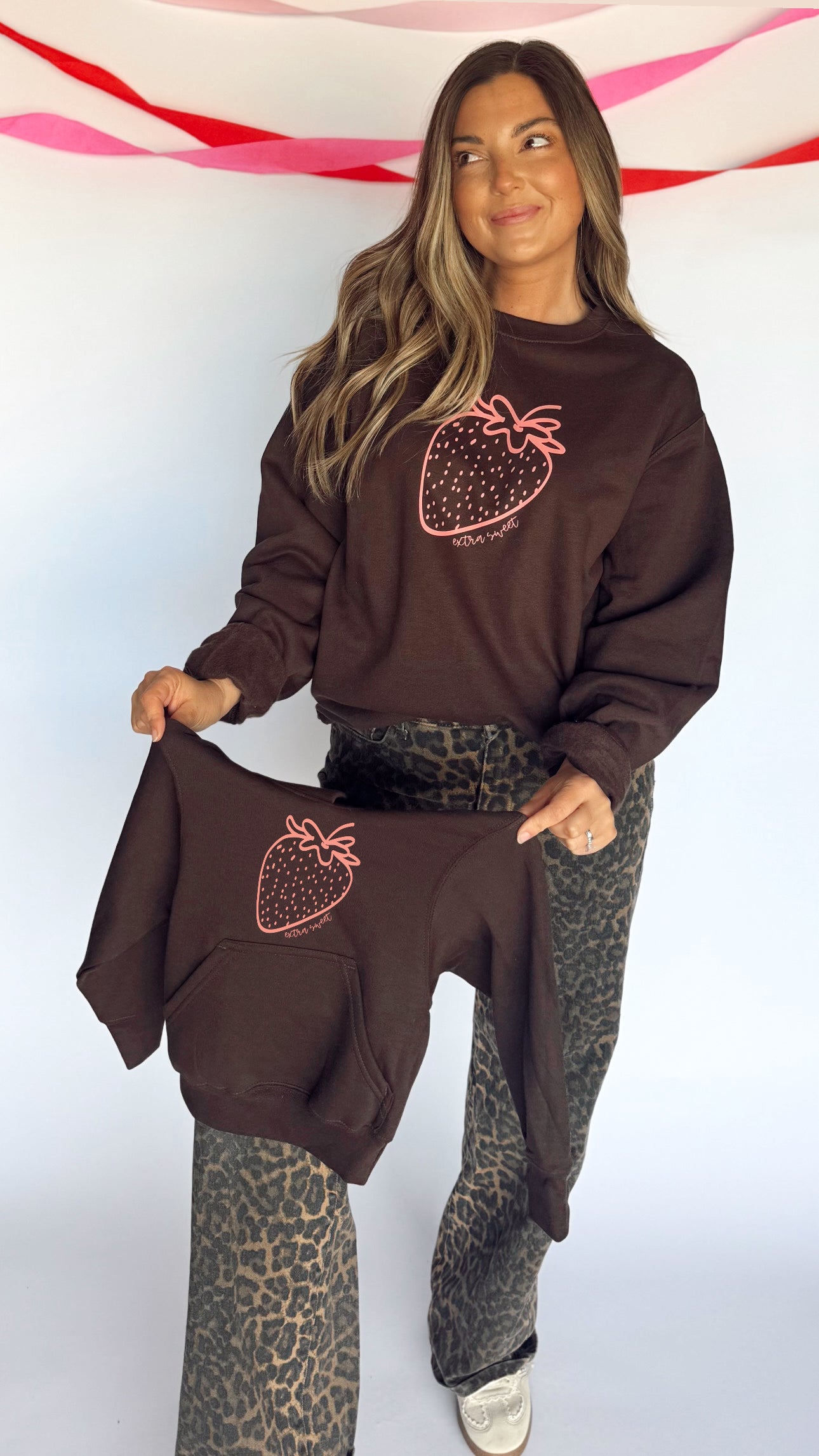 CHOCOLATE STRAWBERRIES- ADULT CREWNECK