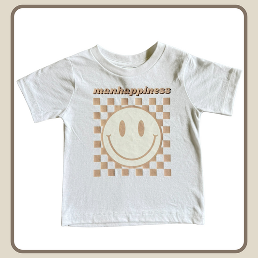 BEIGE MANHAPPINESS TEE