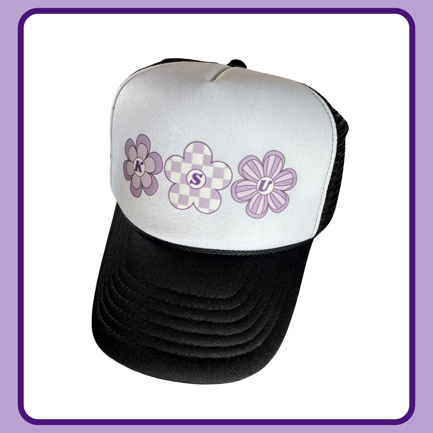 KSU FLOWER TRUCKER HAT