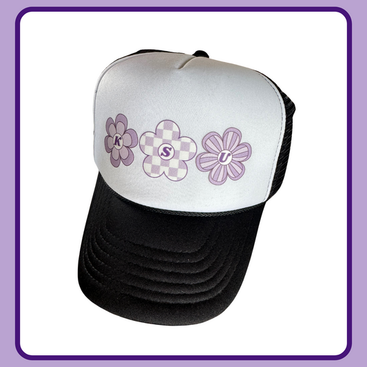 KSU FLOWER TRUCKER HAT