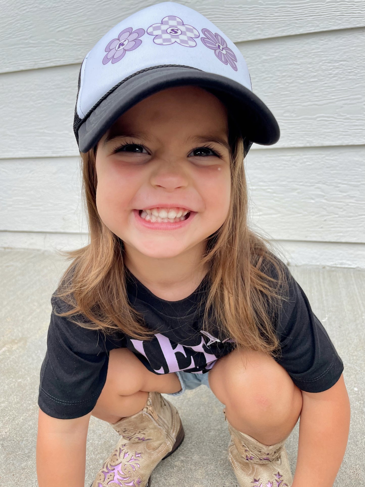 KSU FLOWER TRUCKER HAT